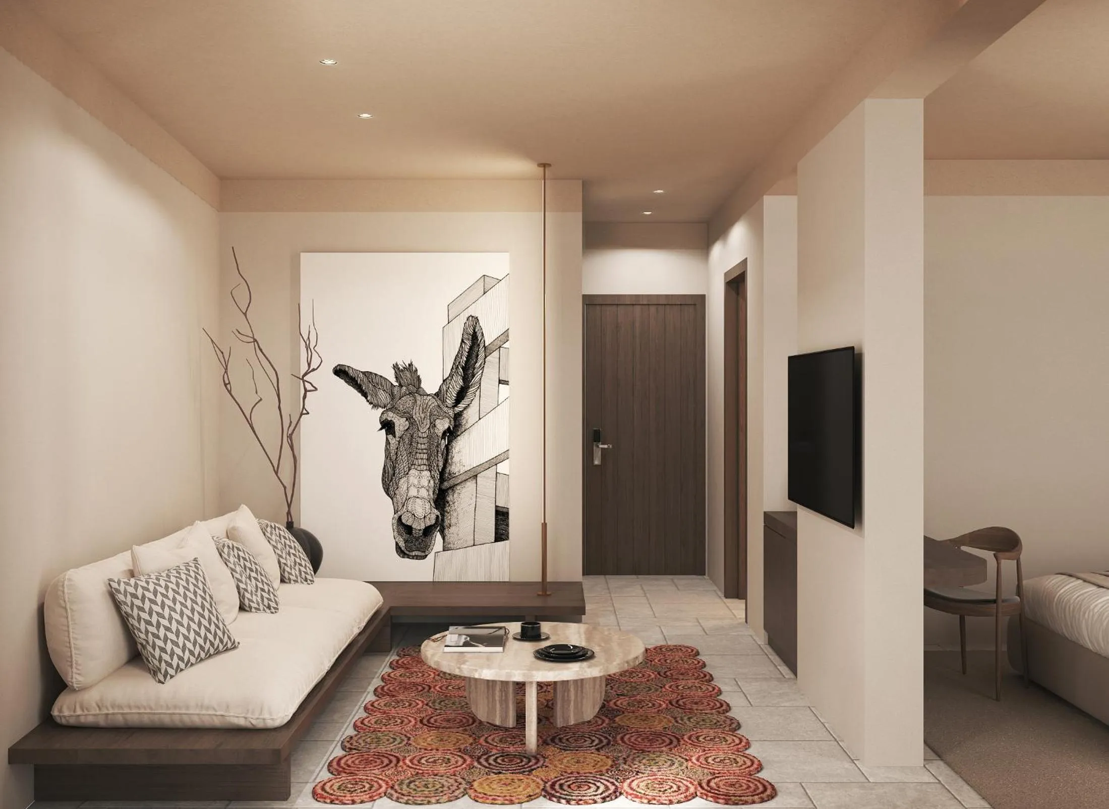 Living room in Hotel Marinero