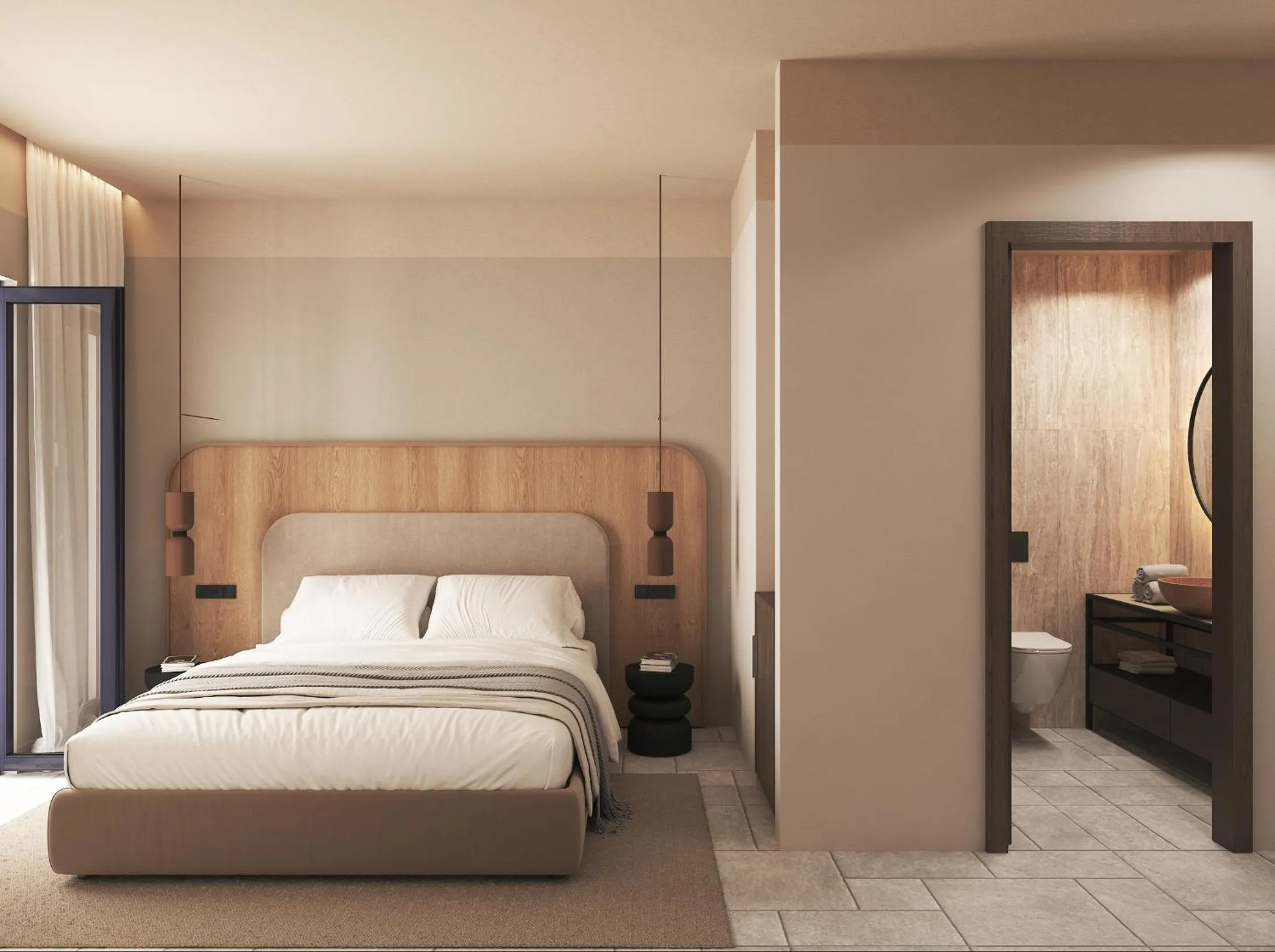 Bed in Hotel Marinero