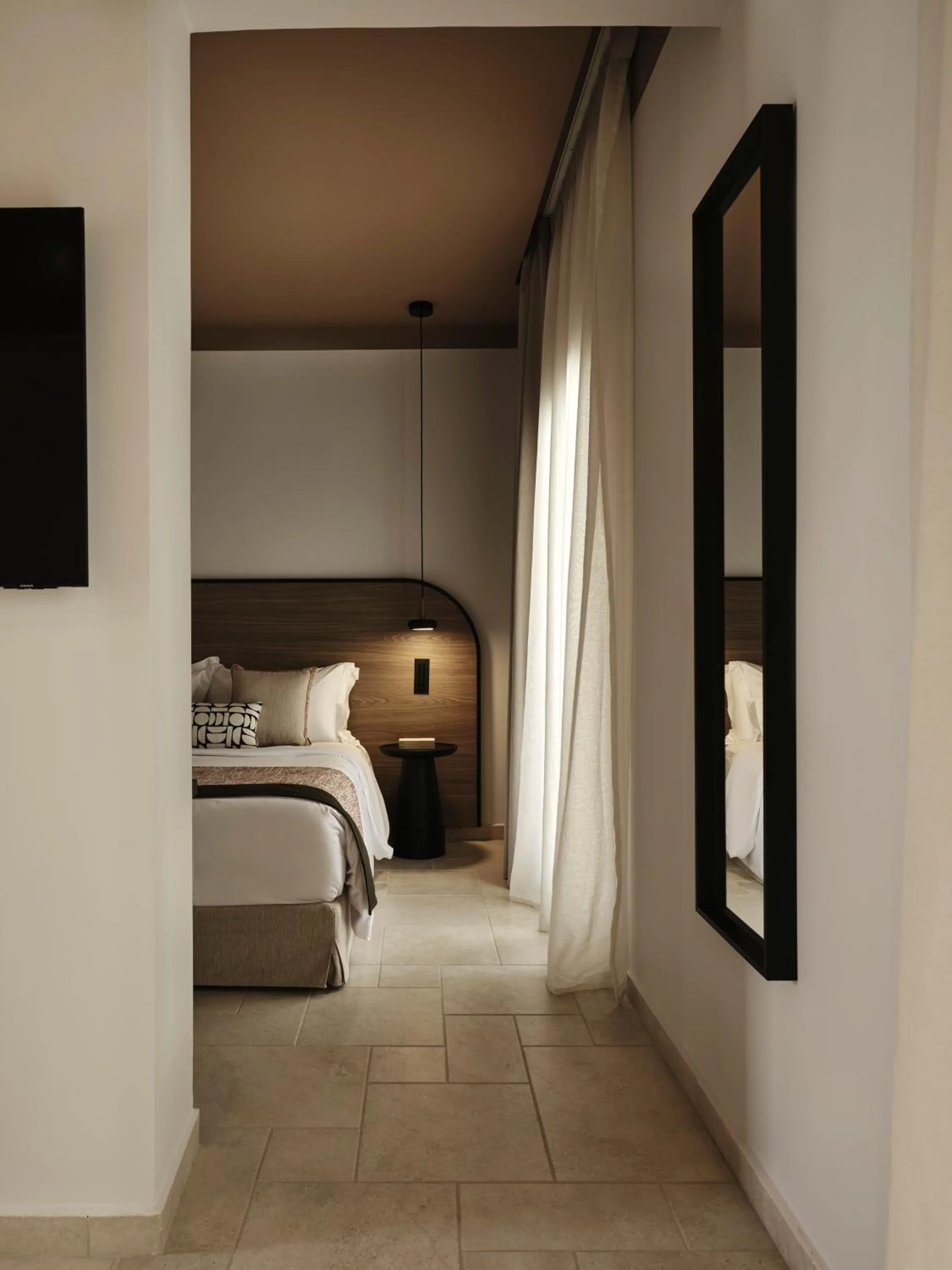Bedroom, Bed in NAUMA PAROS Design Boutique Hotel-Adults Only
