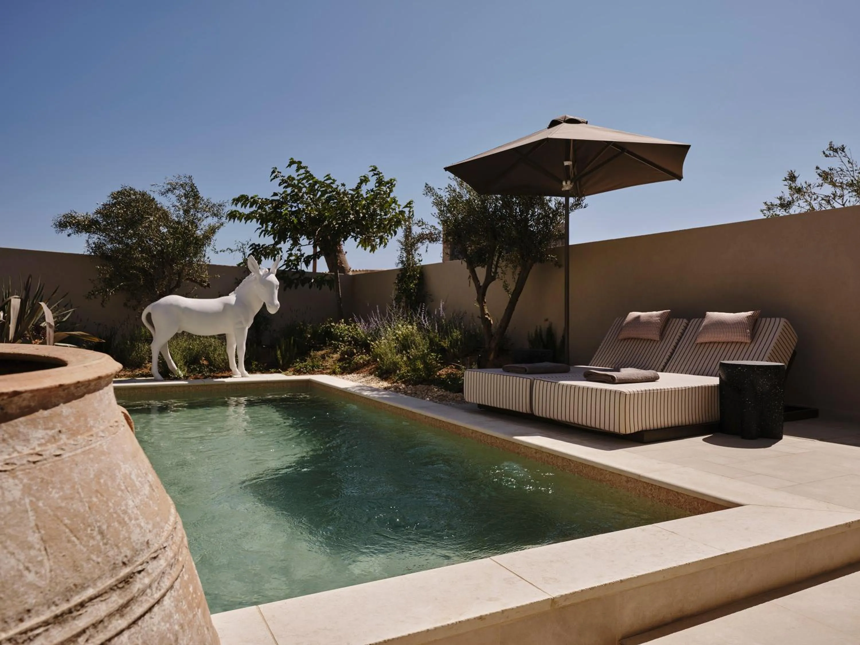 Swimming pool in NAUMA PAROS Design Boutique Hotel-Adults Only