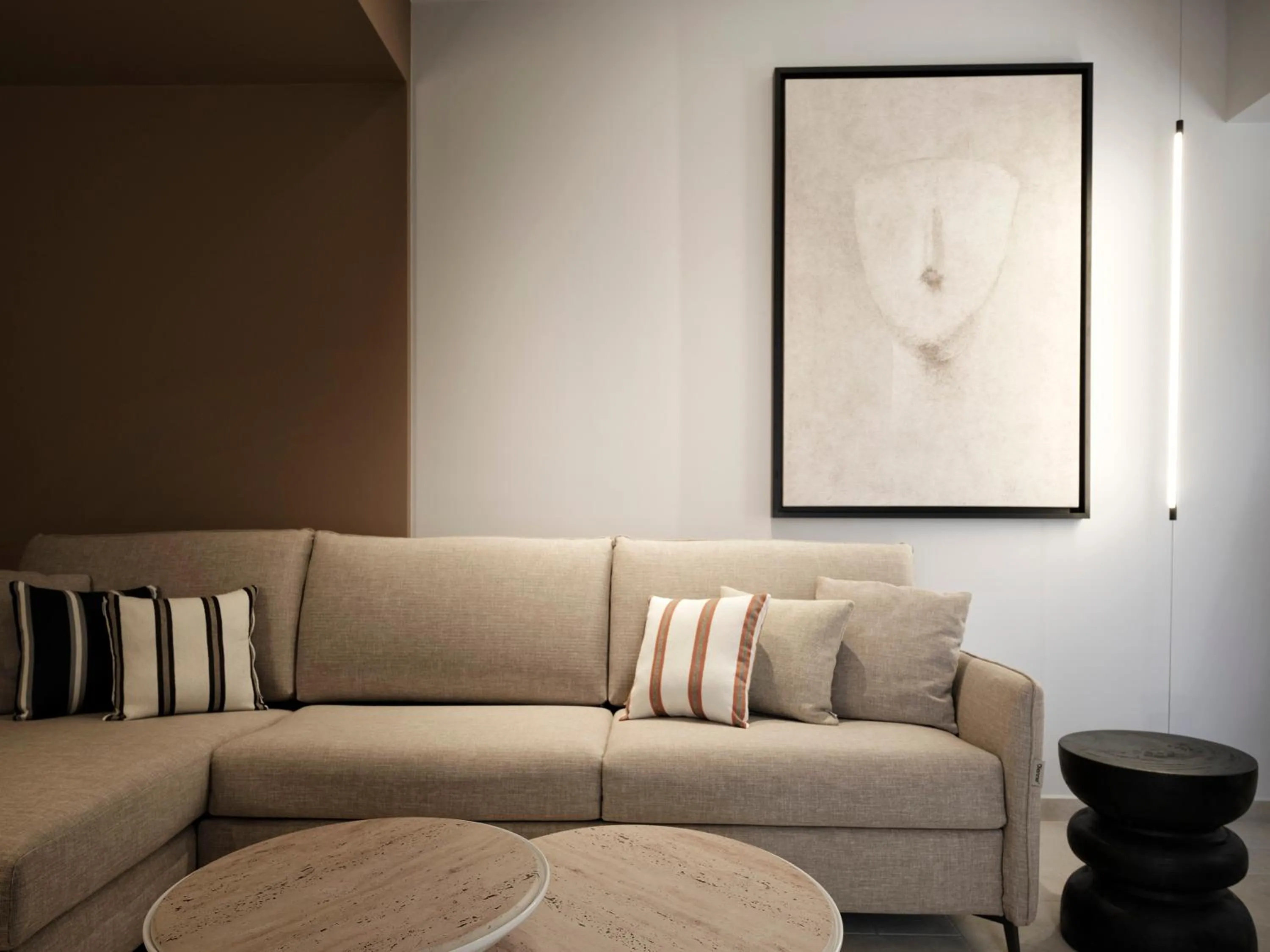 Living room in NAUMA PAROS Design Boutique Hotel-Adults Only