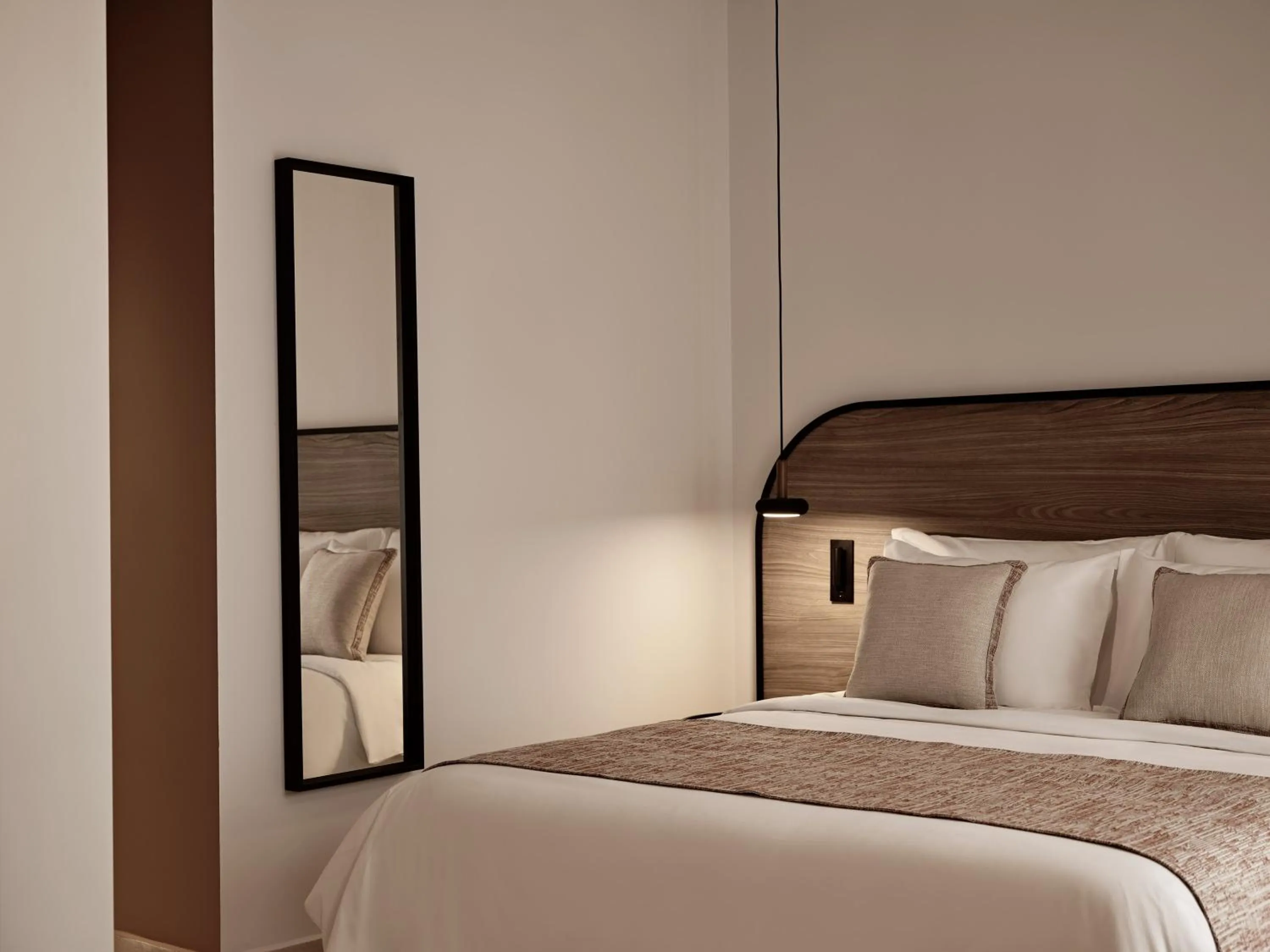 Photo of the whole room, Bed in NAUMA PAROS Design Boutique Hotel-Adults Only