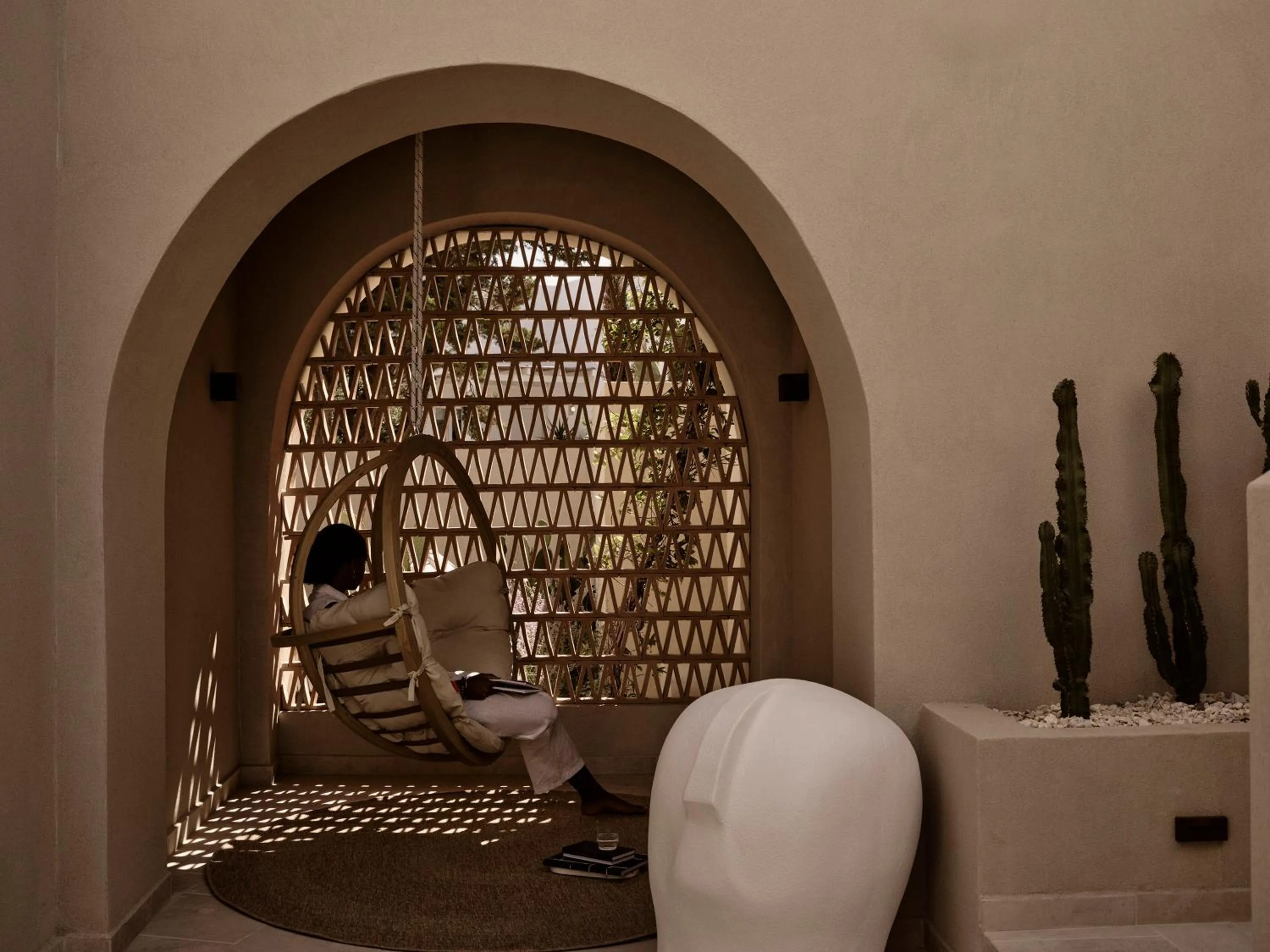 Seating area in NAUMA PAROS Design Boutique Hotel-Adults Only