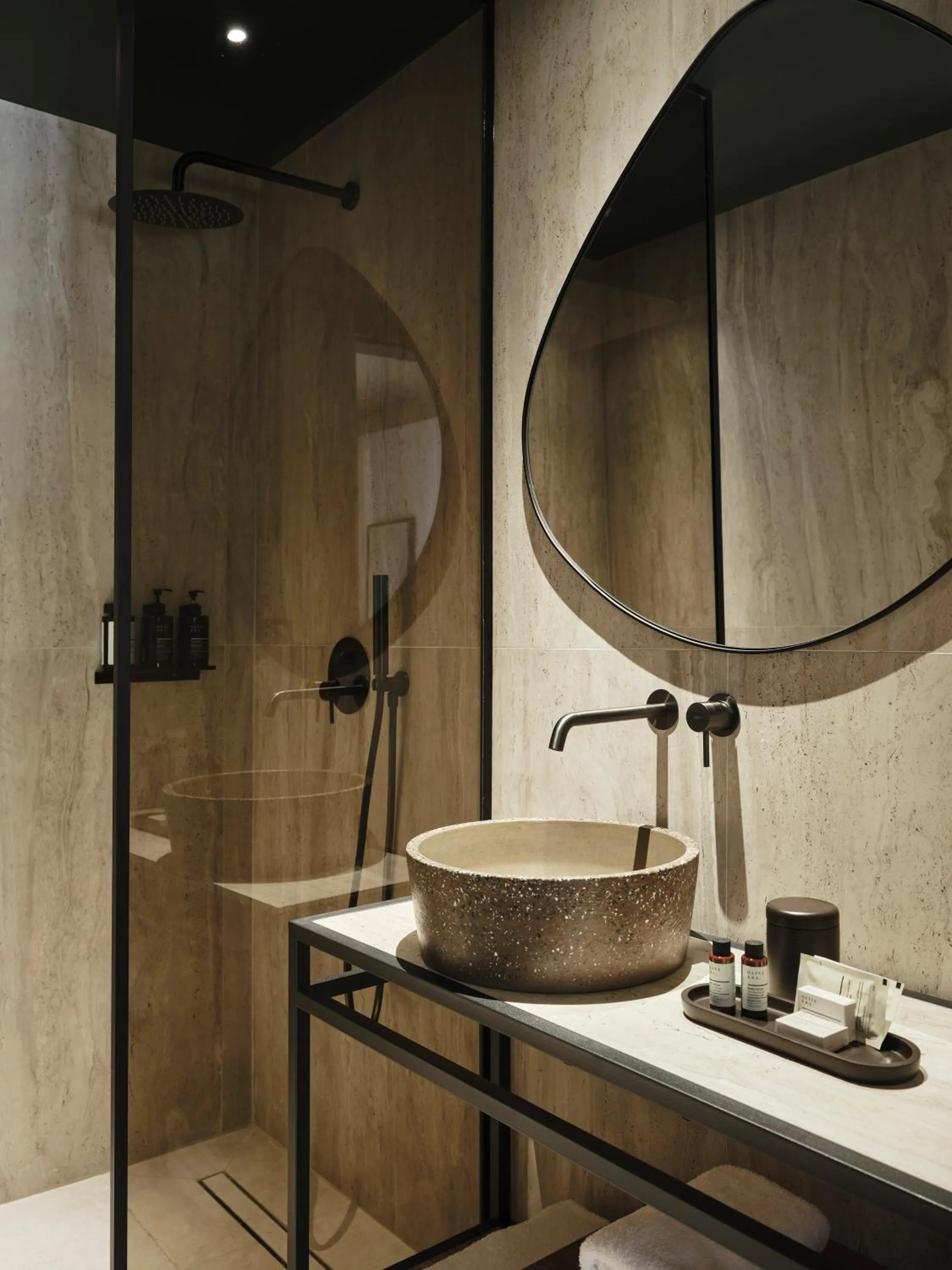 Shower in NAUMA PAROS Design Boutique Hotel-Adults Only