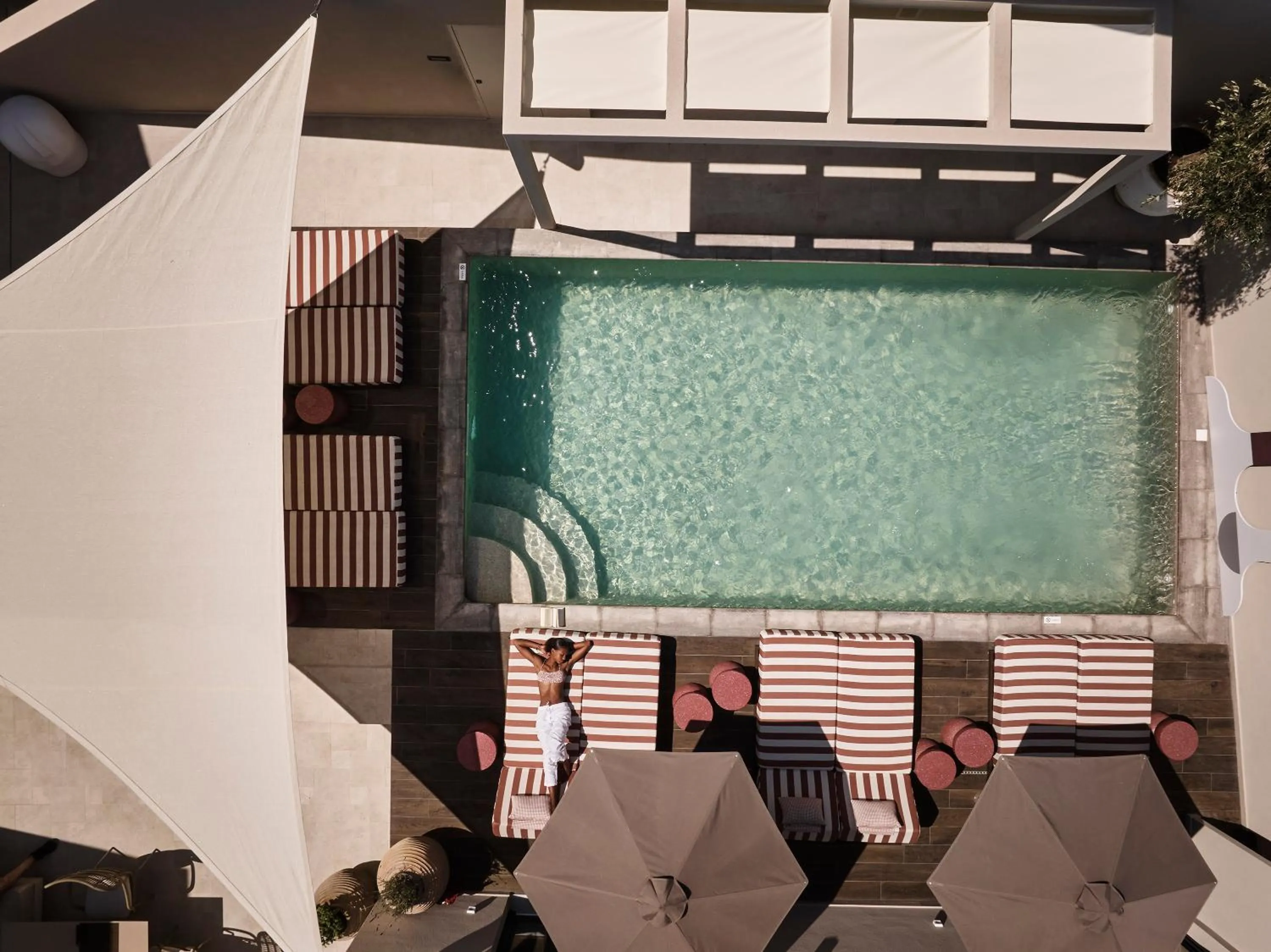 Swimming pool in NAUMA PAROS Design Boutique Hotel-Adults Only