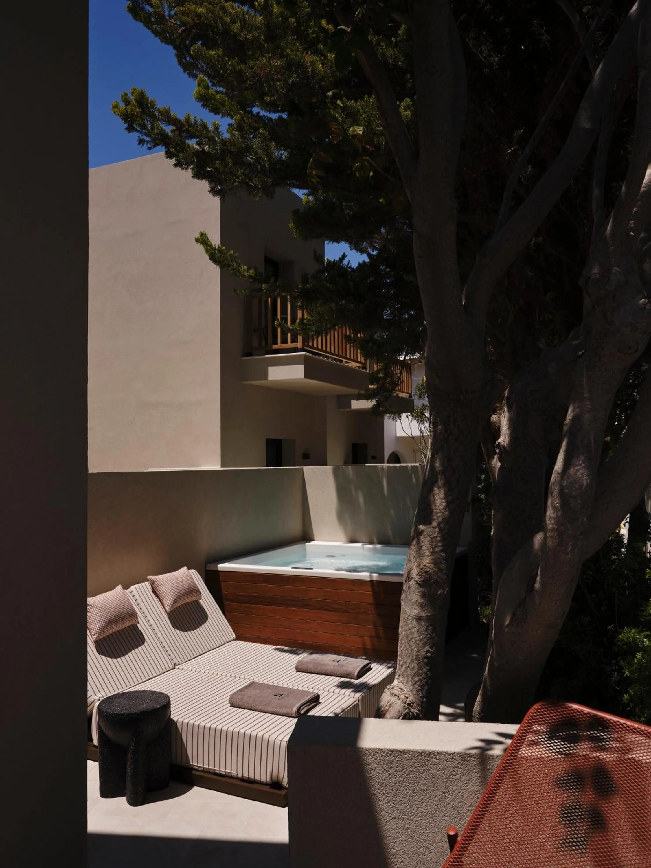 Seating area in NAUMA PAROS Design Boutique Hotel-Adults Only