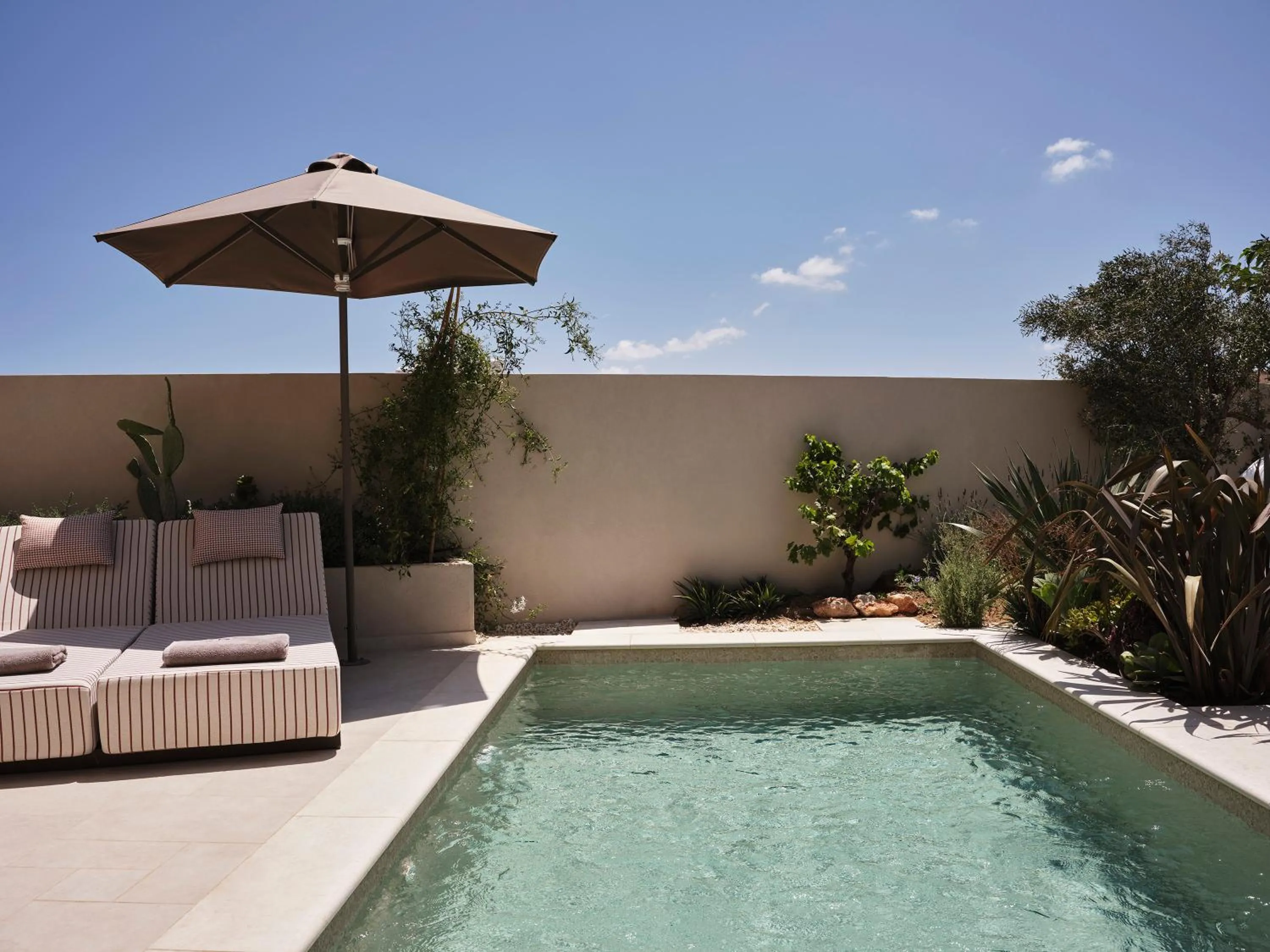 Swimming pool in NAUMA PAROS Design Boutique Hotel-Adults Only