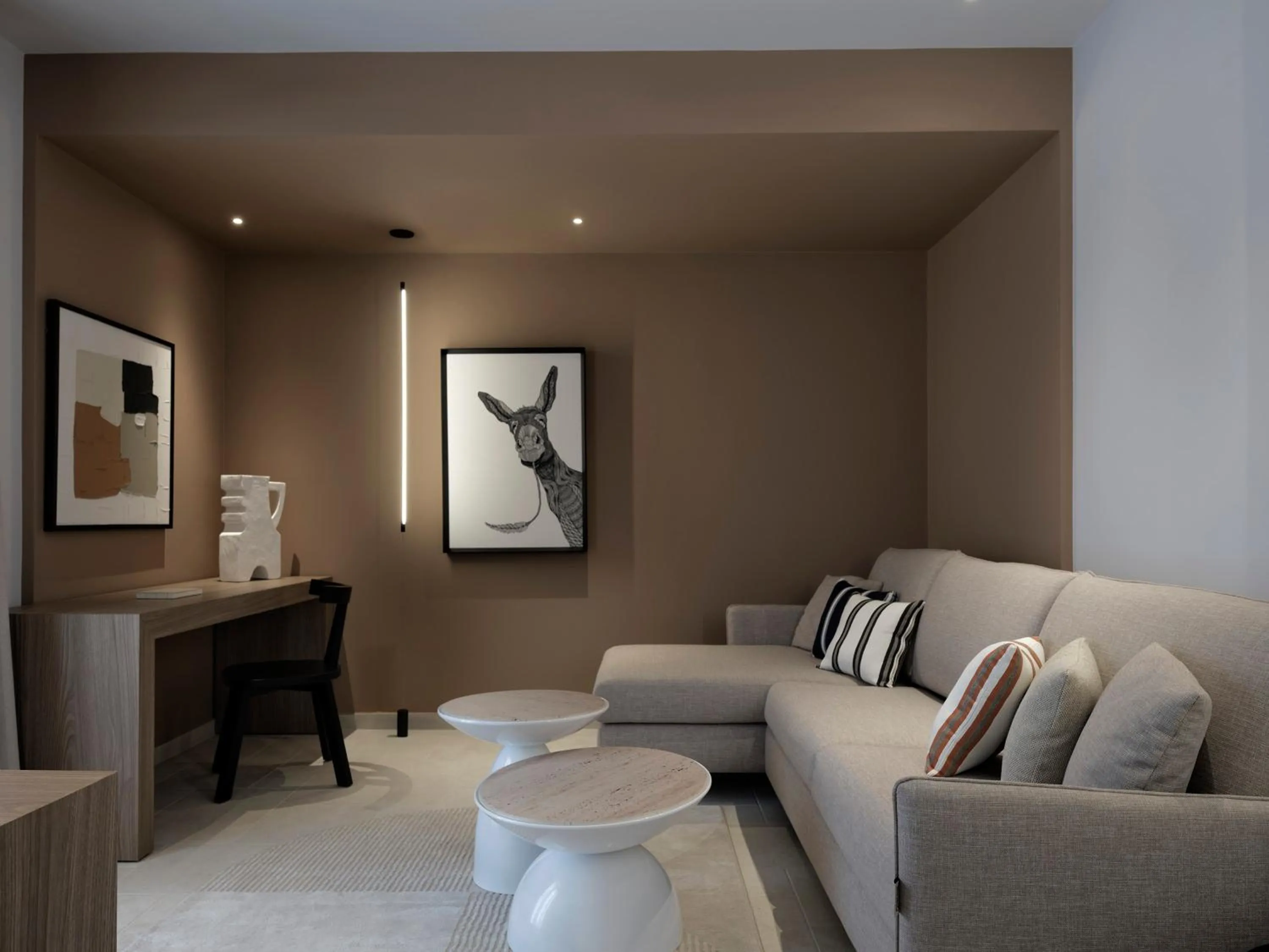 Living room in NAUMA PAROS Design Boutique Hotel-Adults Only