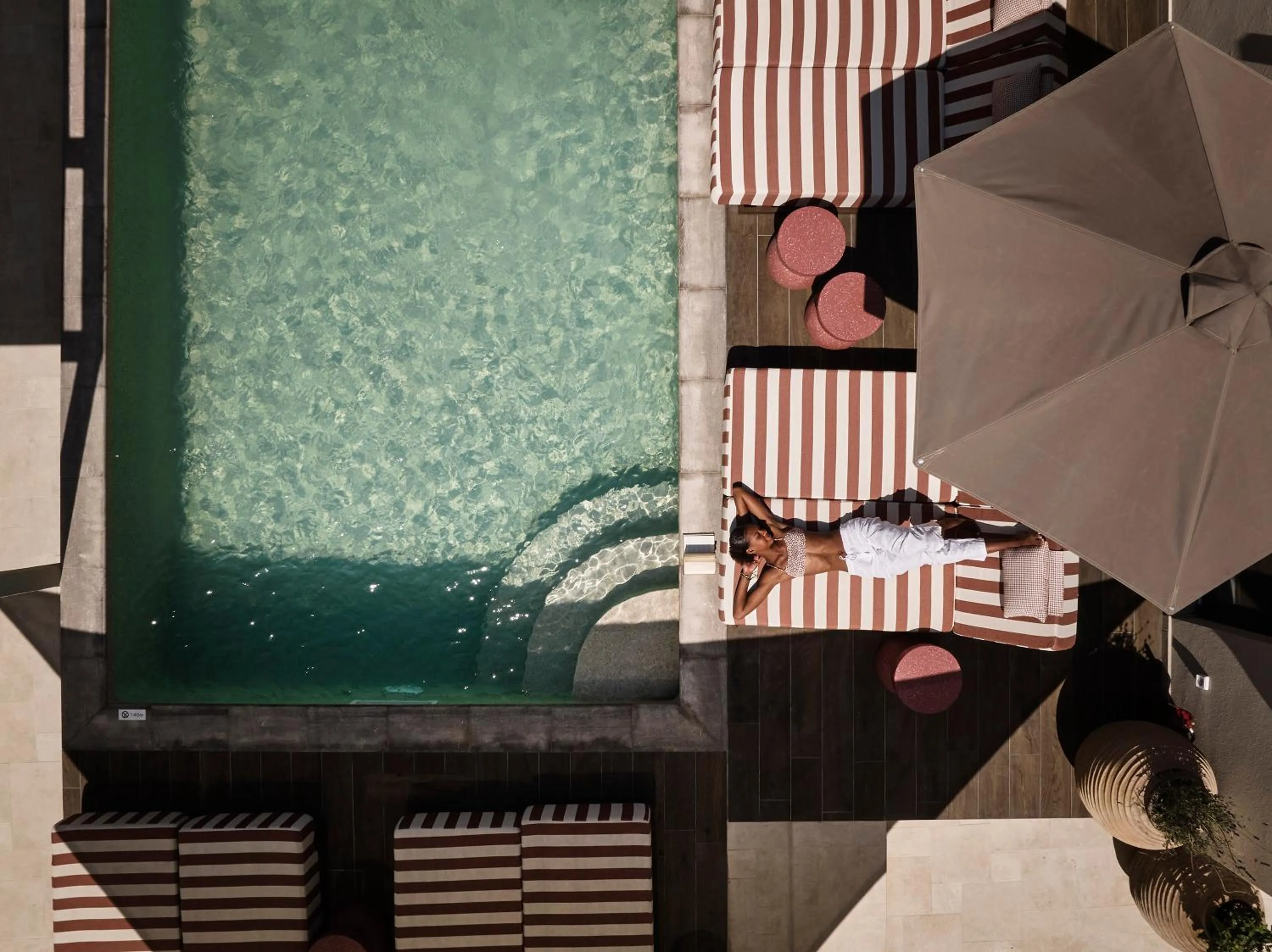 Swimming pool in NAUMA PAROS Design Boutique Hotel-Adults Only