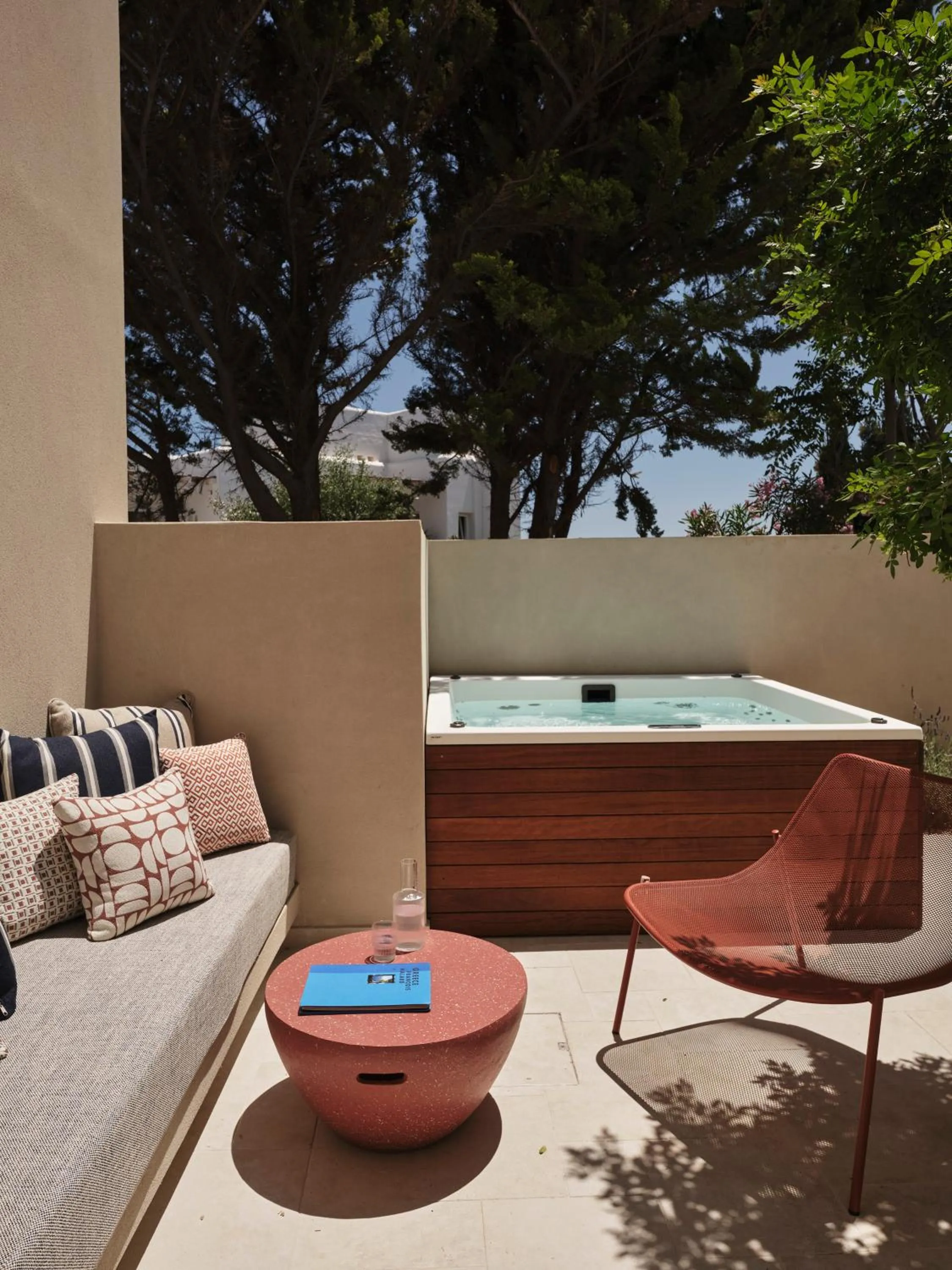 Hot Tub in NAUMA PAROS Design Boutique Hotel-Adults Only