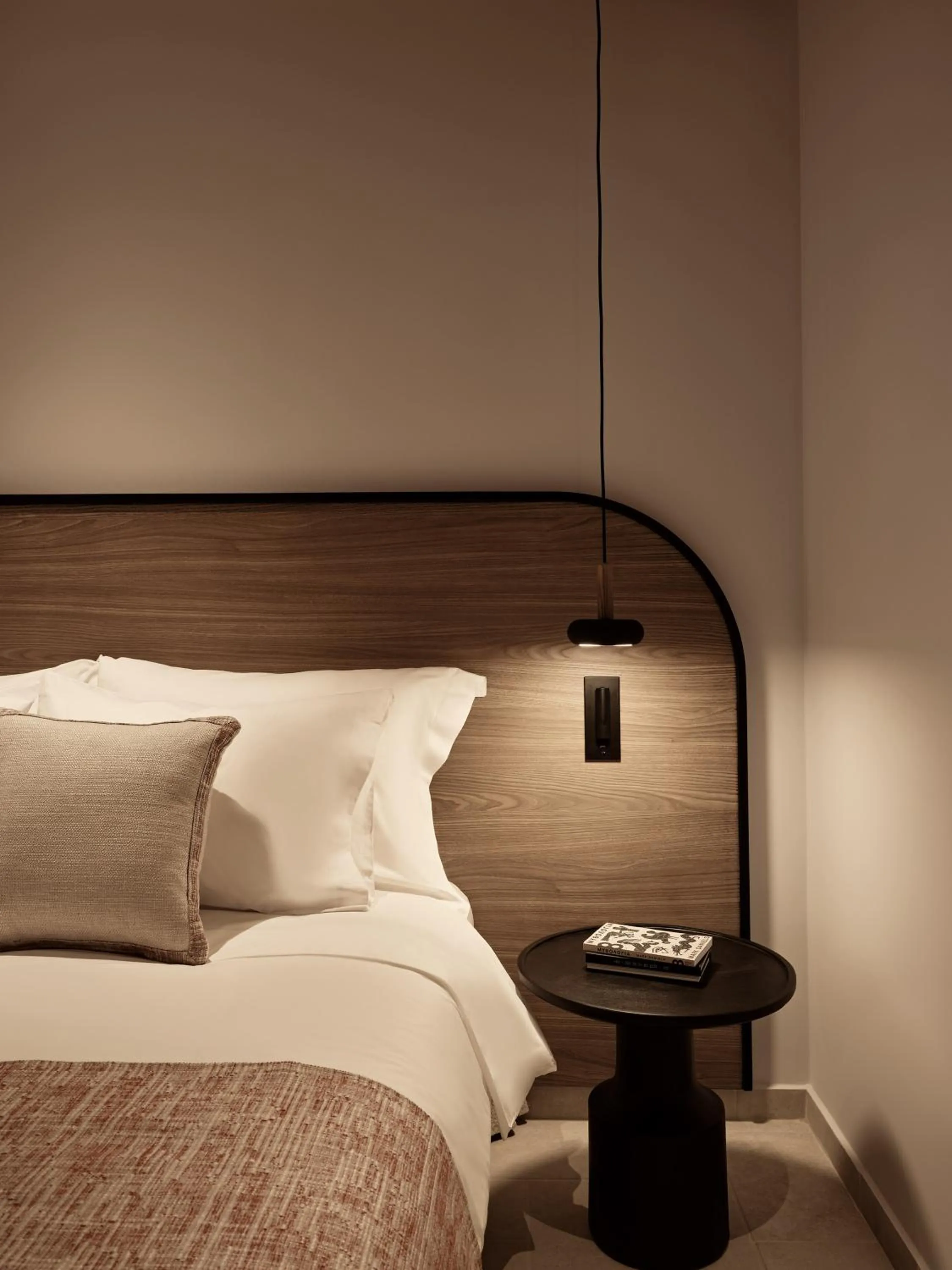 Bed in NAUMA PAROS Design Boutique Hotel-Adults Only
