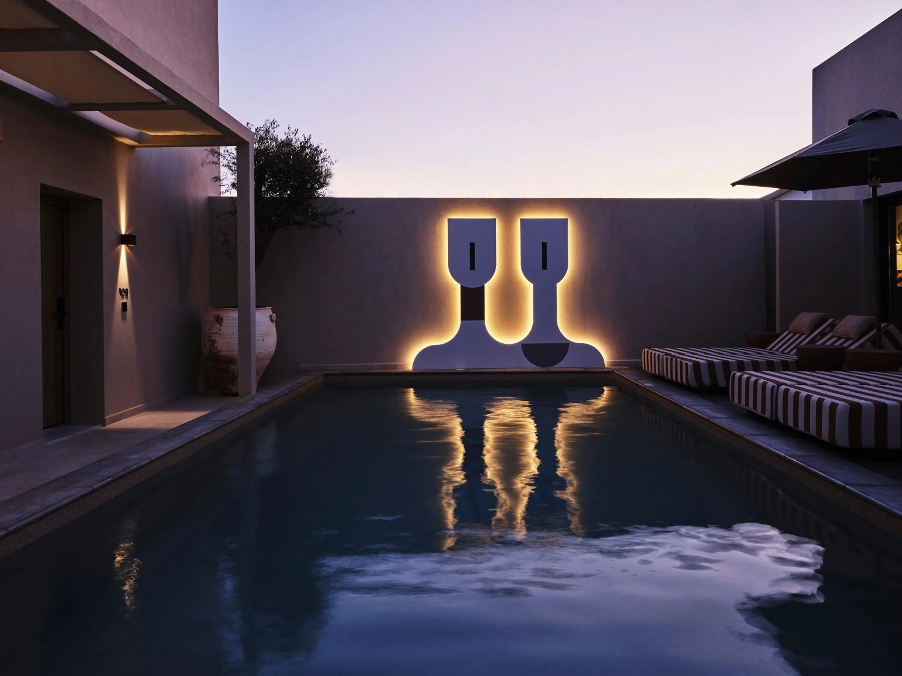 Swimming pool in NAUMA PAROS Design Boutique Hotel-Adults Only