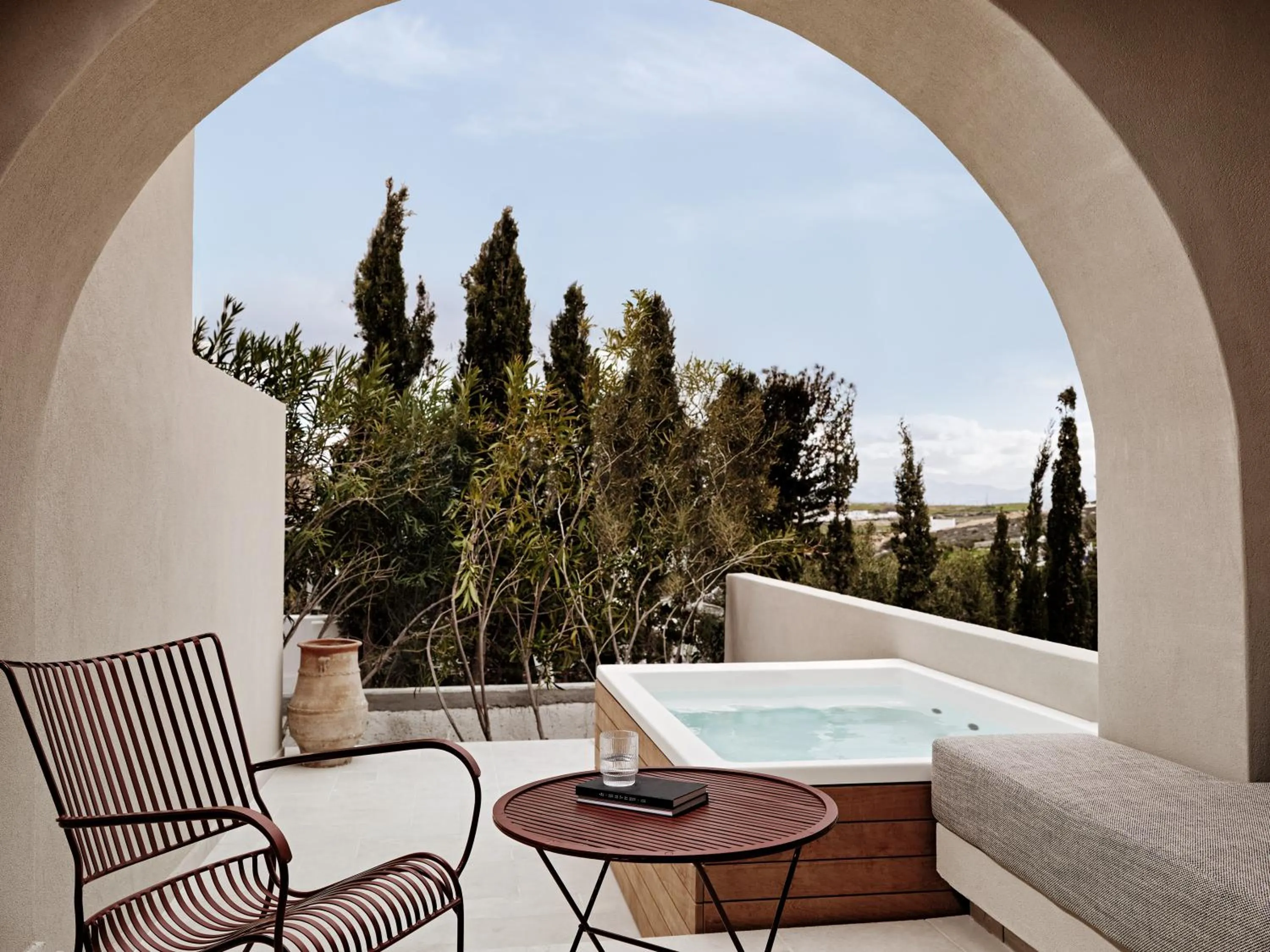 Patio in NAUMA PAROS Design Boutique Hotel-Adults Only