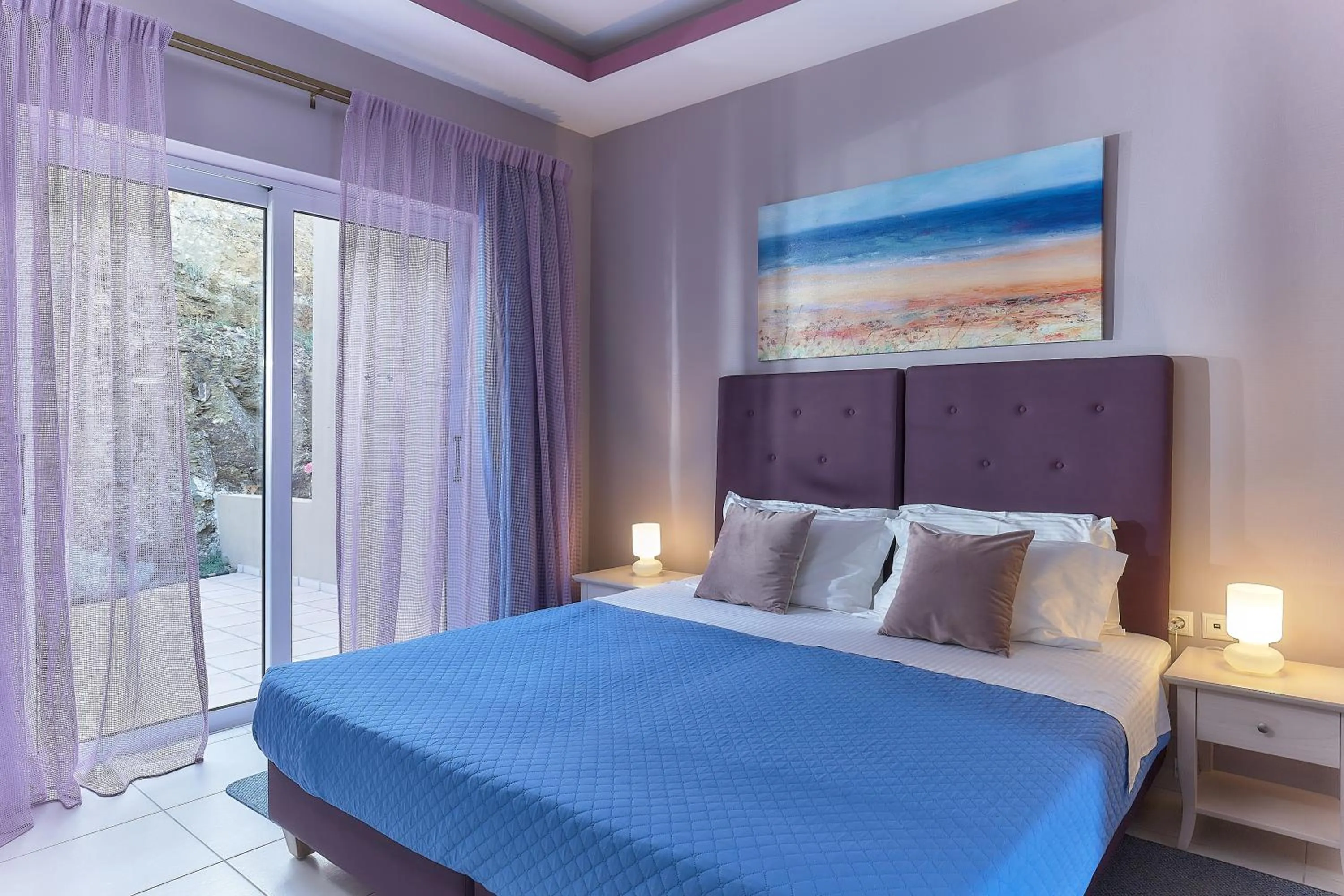 Bedroom, Bed in Nymphes Luxury Apartments