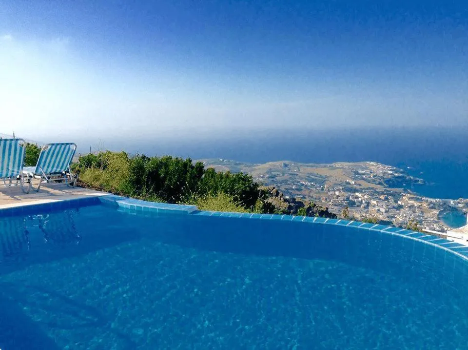 Swimming pool in Nymphes Luxury Apartments