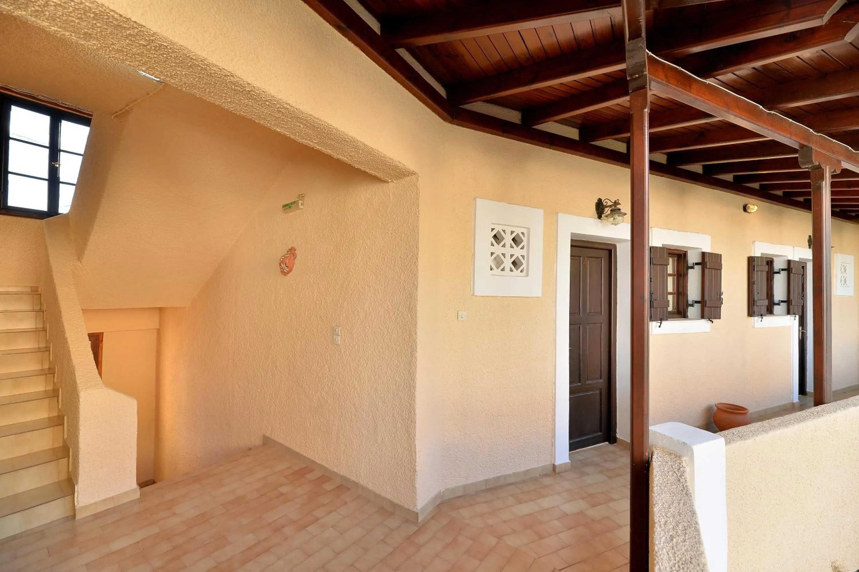 Property building, Bed in Vasilaras Hotel