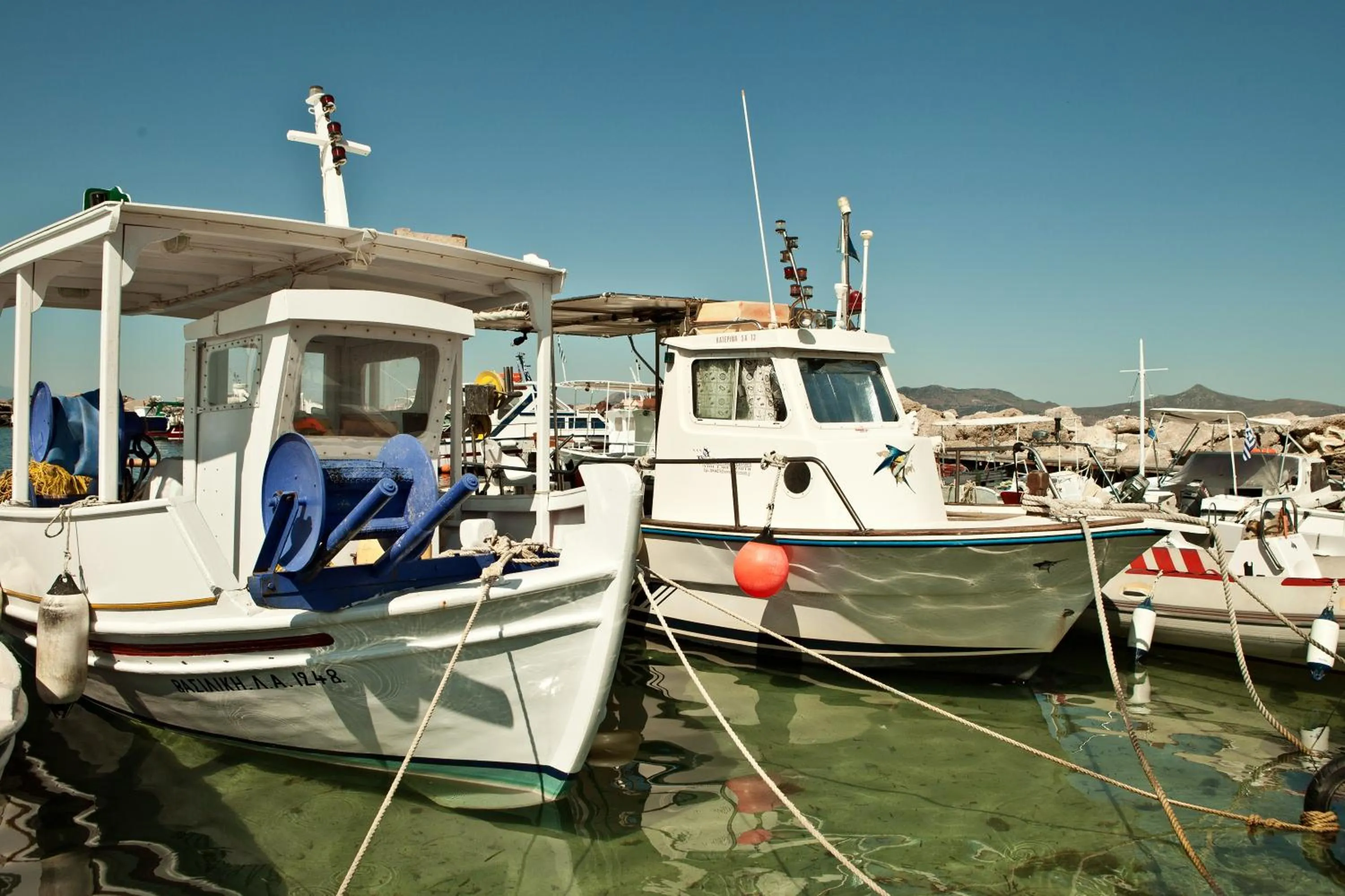 Fishing in Vasilaras Hotel