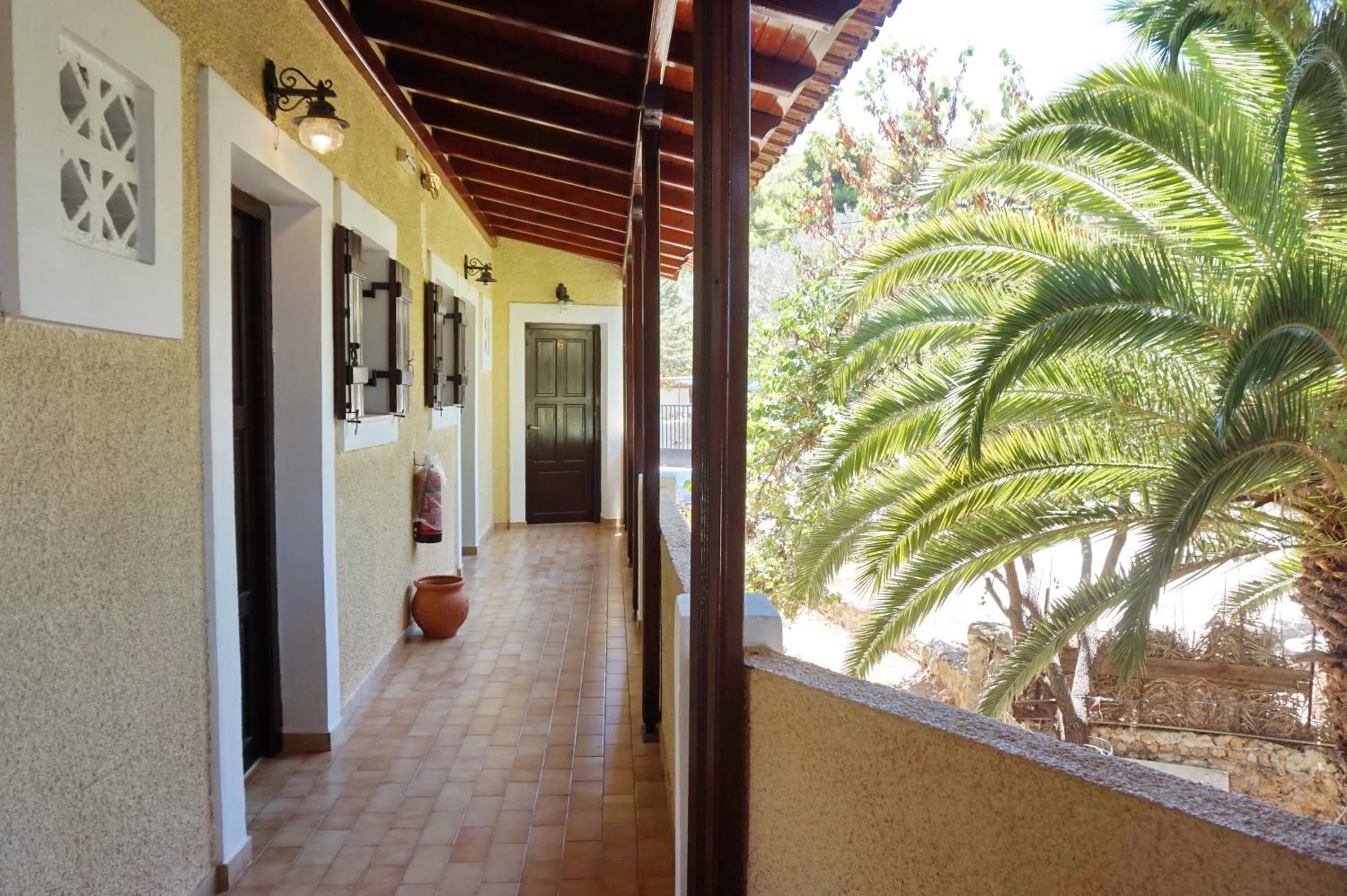 Facade/entrance in Vasilaras Hotel