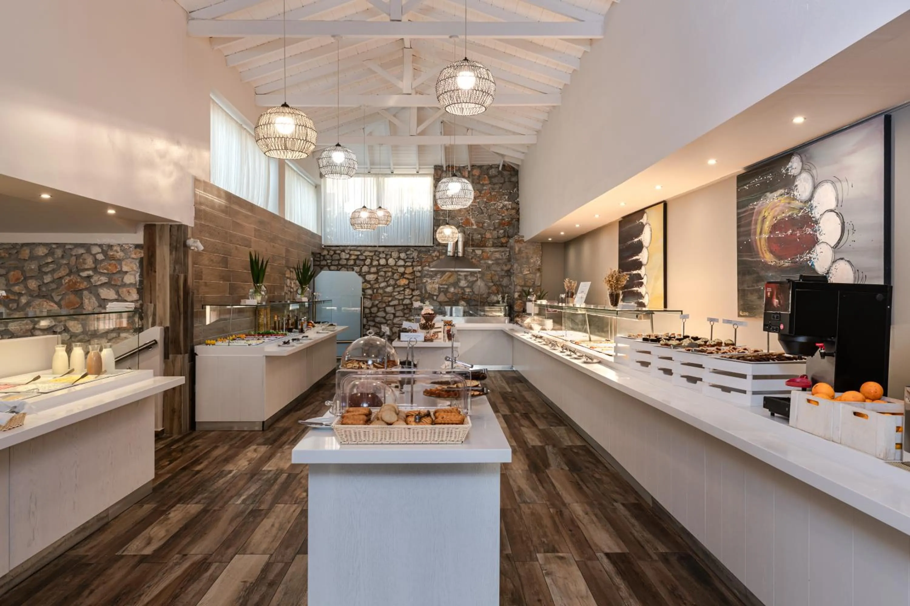 Buffet breakfast in Kassandra Bay Resort, Suites & Spa