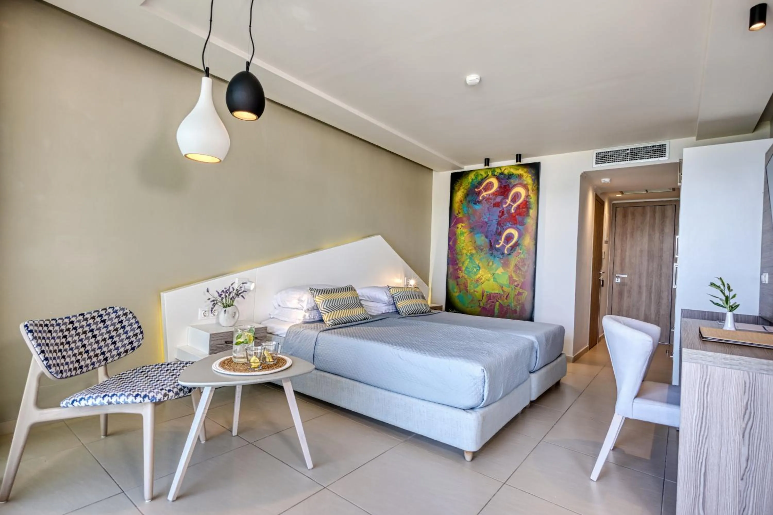 Photo of the whole room, Bed in Kassandra Bay Resort, Suites & Spa