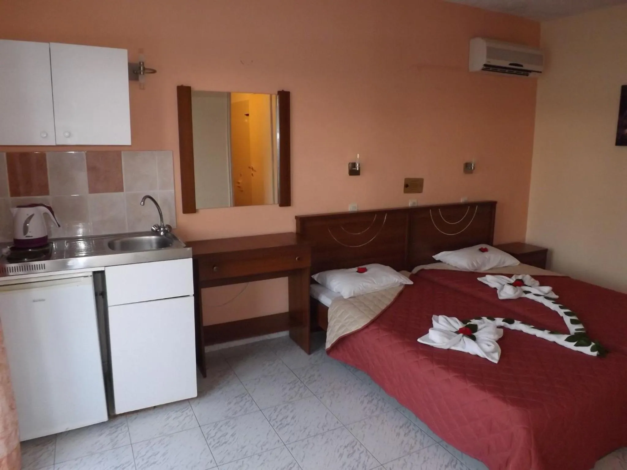 Photo of the whole room, Bed in Leonidas Hotel & Studios