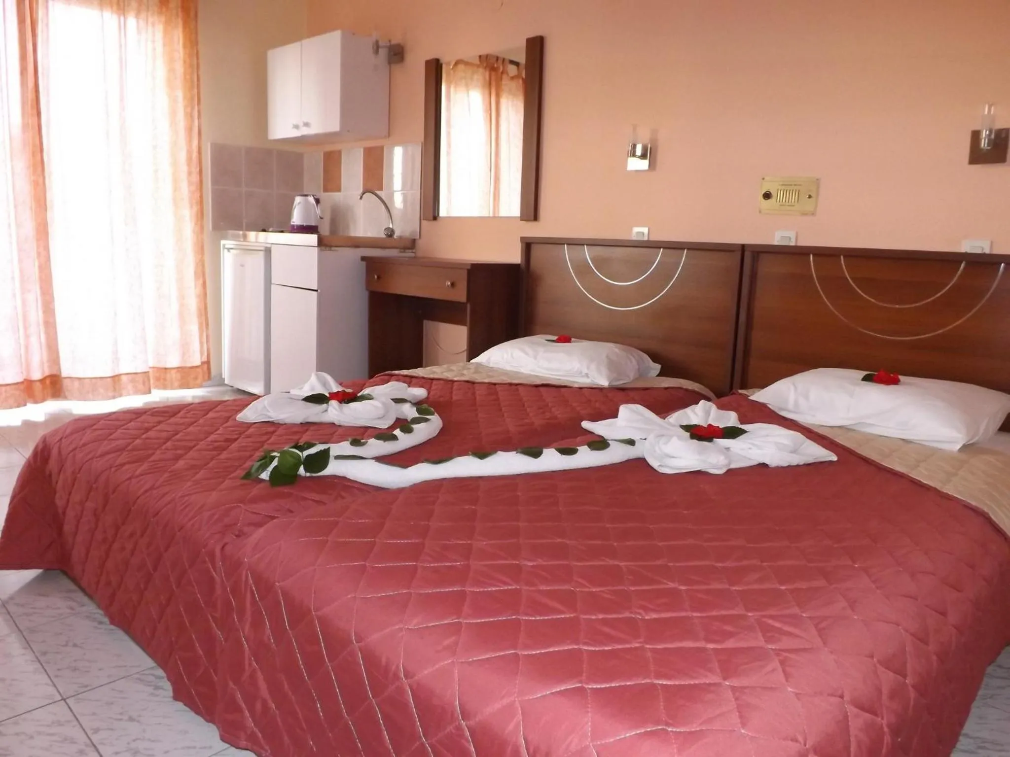 Photo of the whole room, Bed in Leonidas Hotel & Studios