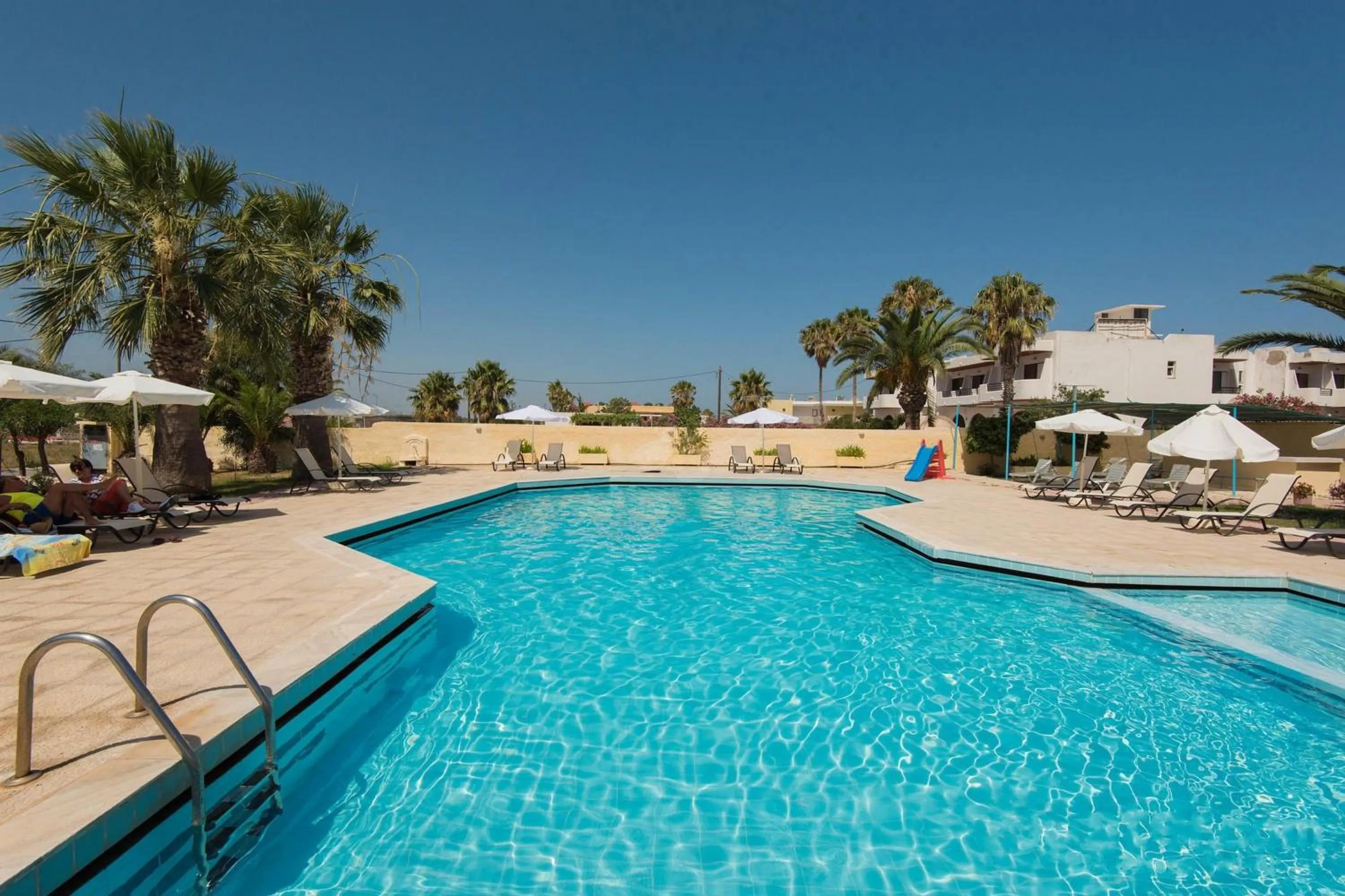 Swimming pool in Leonidas Hotel & Studios