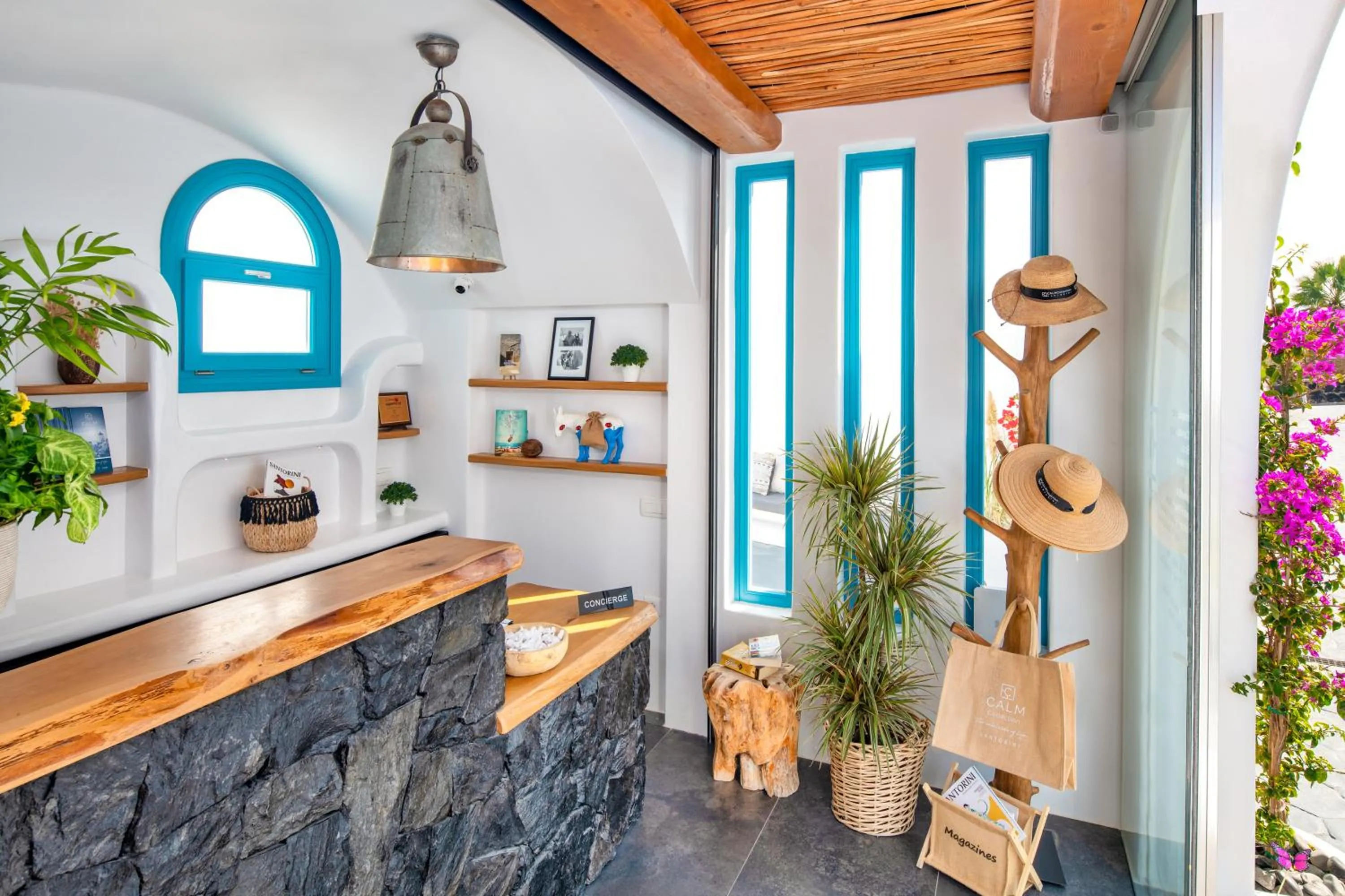 Communal lounge/ TV room in Evgenia Villas & Suites by Calm Collection