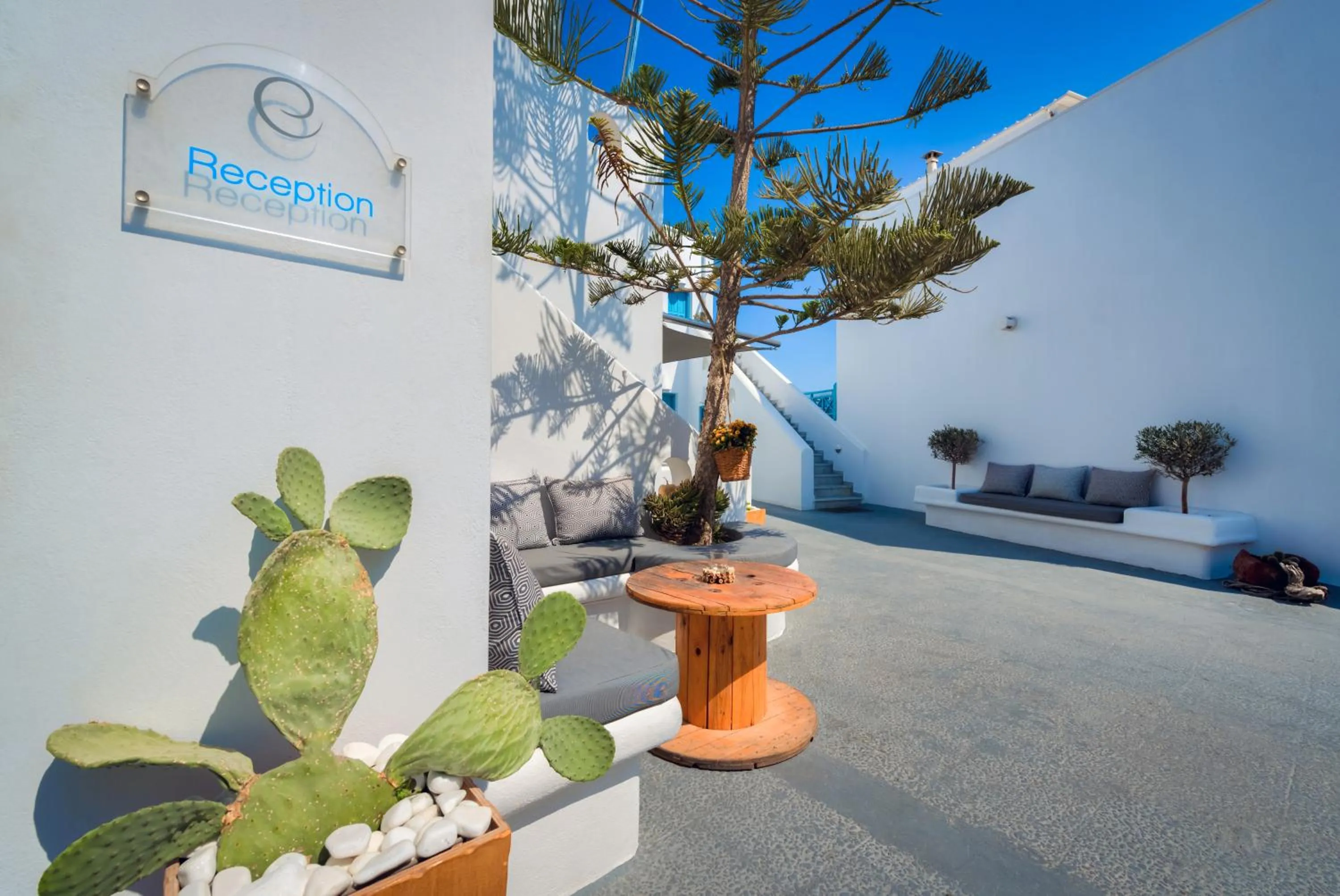 Property building in Evgenia Villas & Suites by Calm Collection