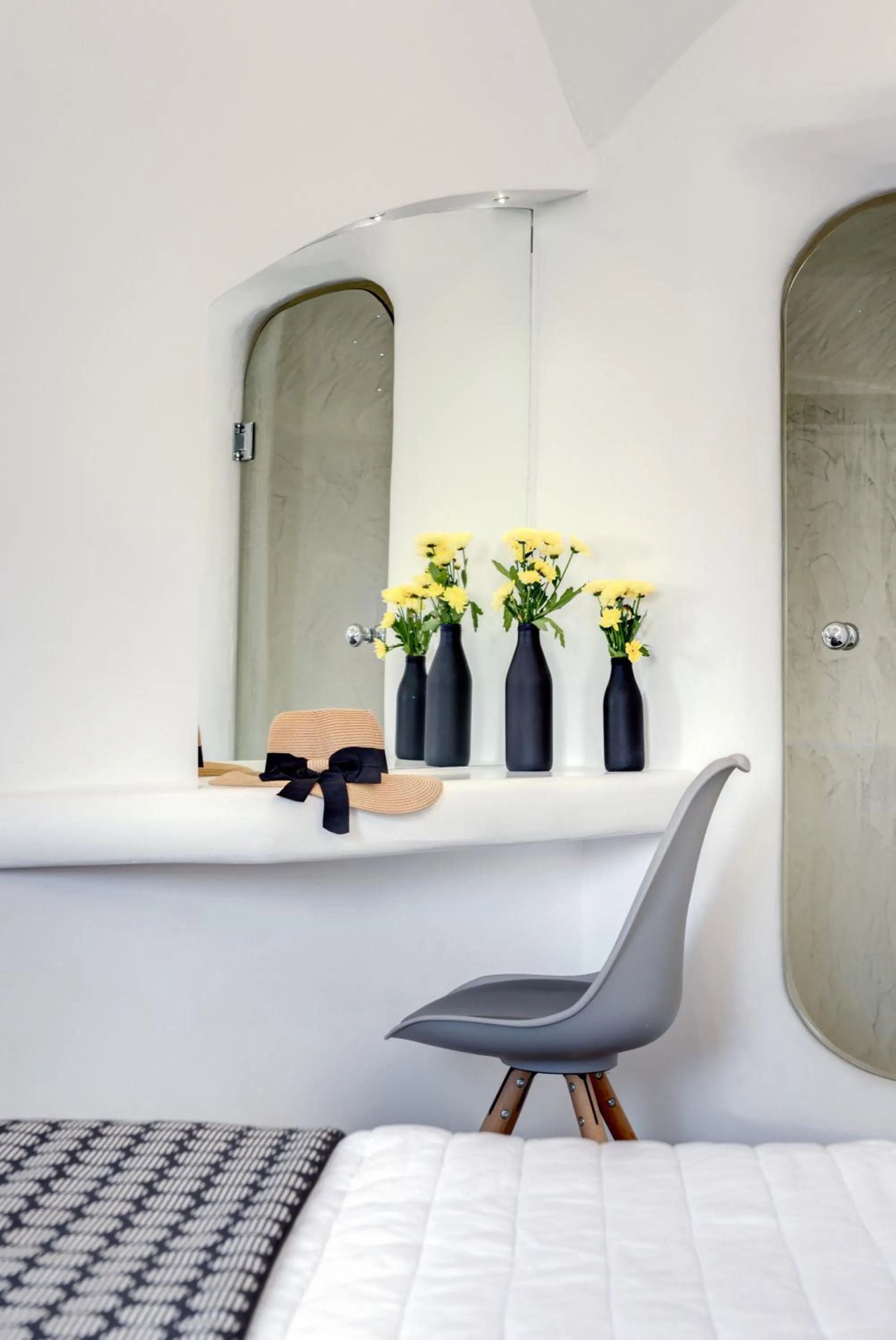 Seating area in Evgenia Villas & Suites by Calm Collection