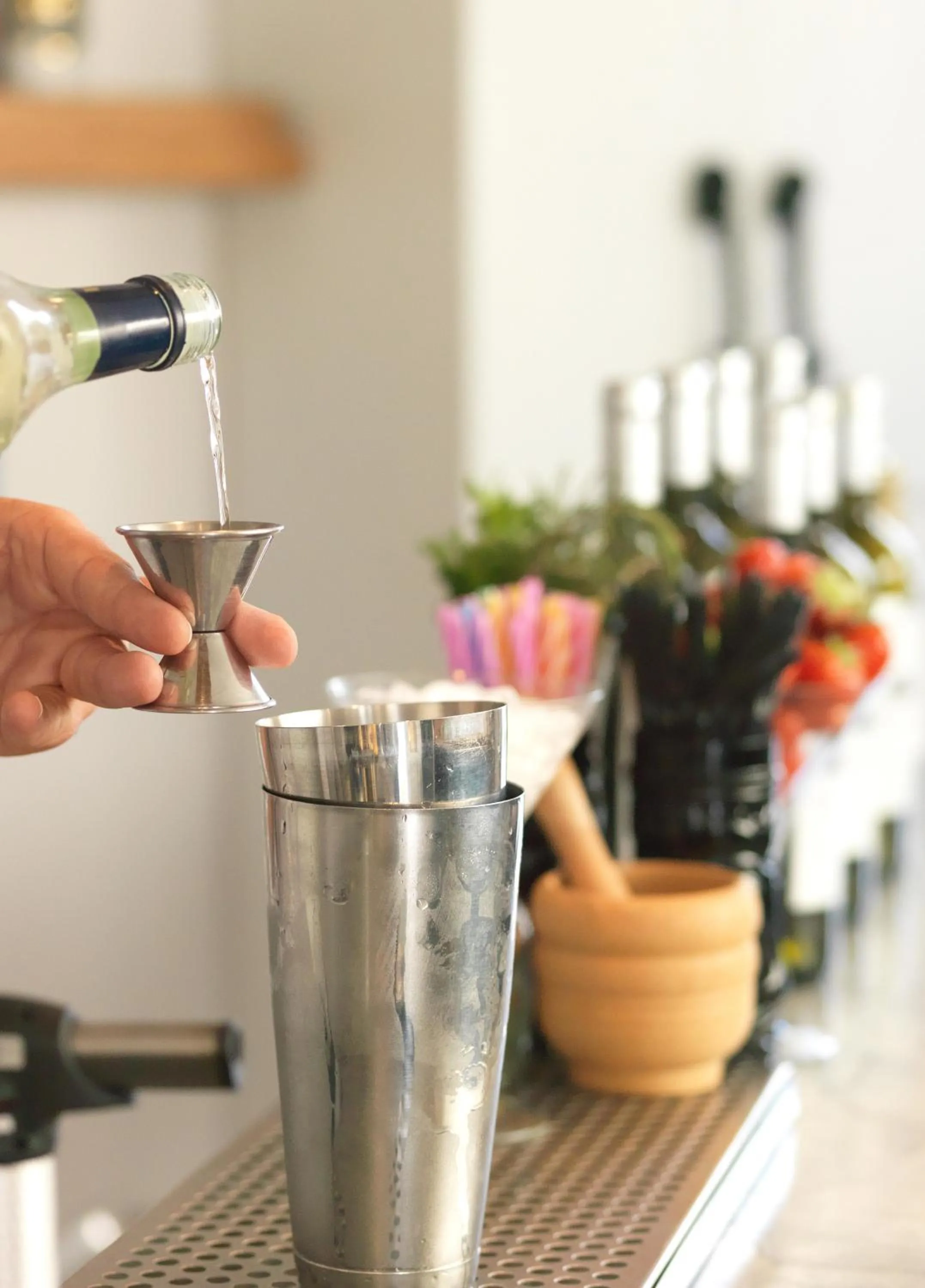 Alcoholic drinks in Evgenia Villas & Suites by Calm Collection