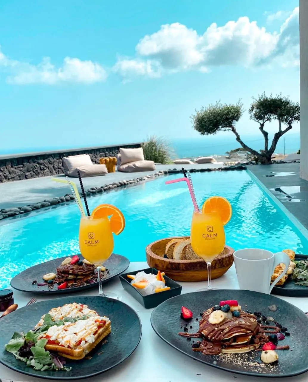 Breakfast in Evgenia Villas & Suites by Calm Collection