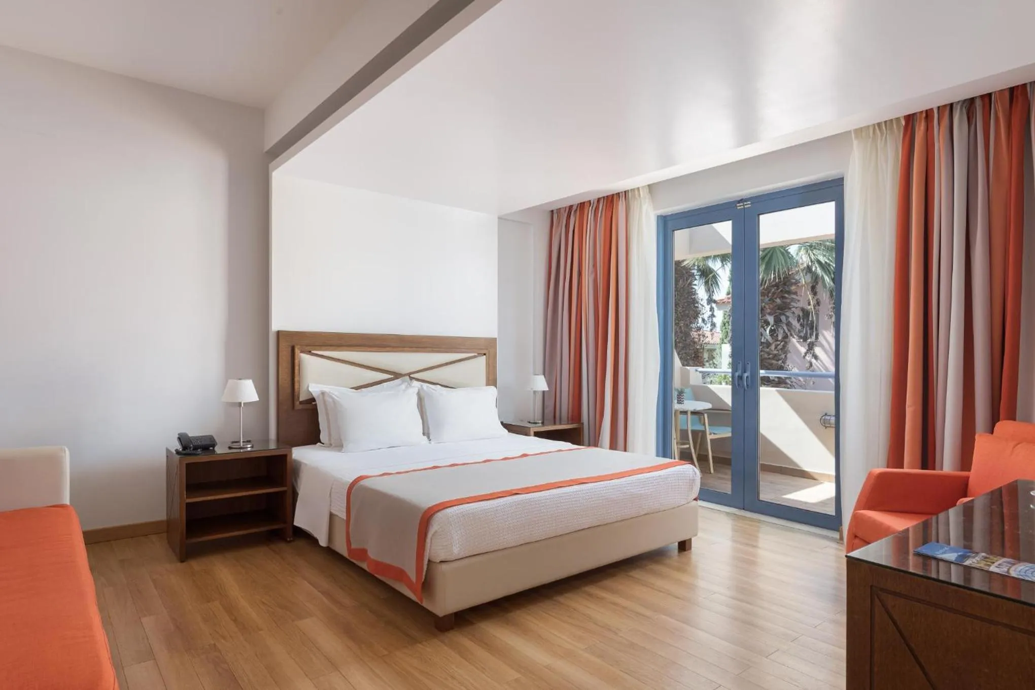 Bed in Alkyon Resort Hotel & Spa