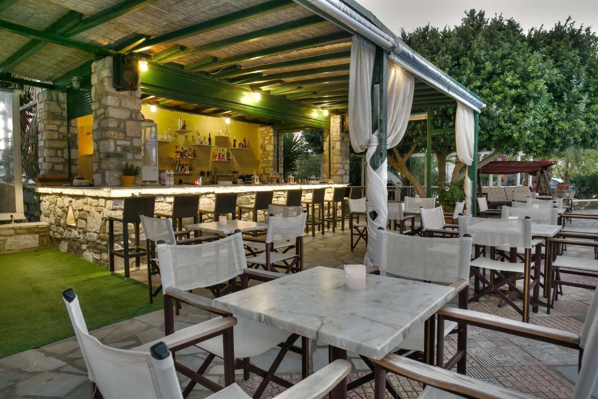 Lounge or bar in Asteras Paradise