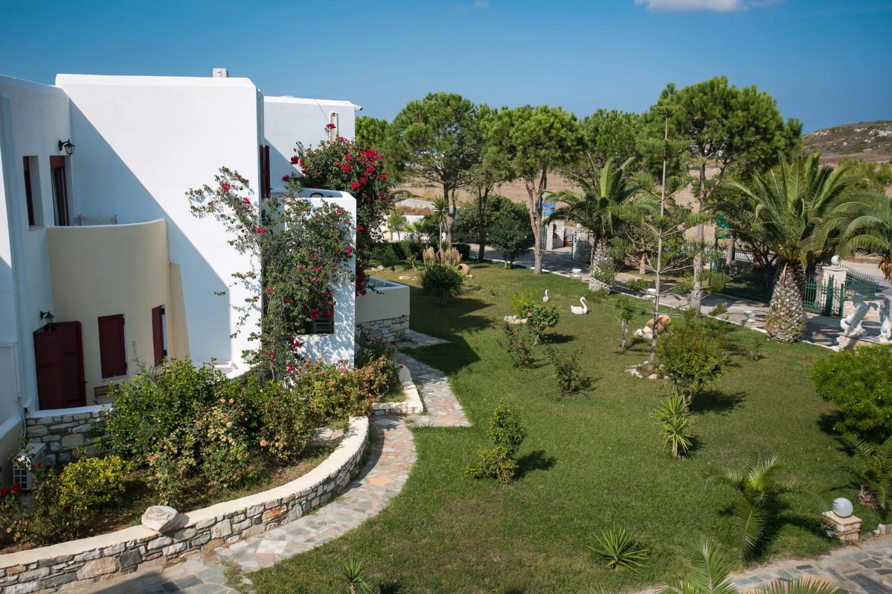 Garden view in Asteras Paradise