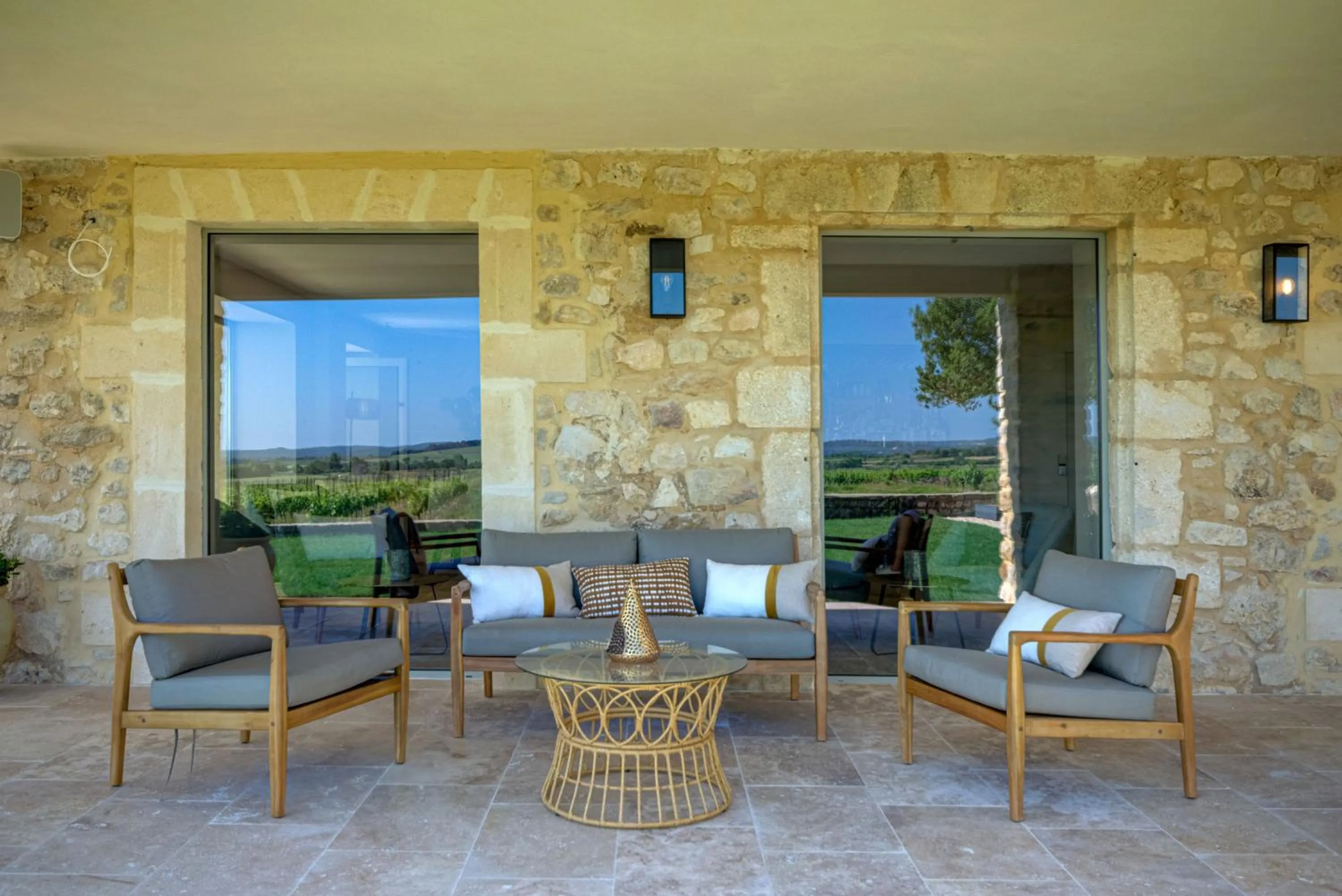 Patio in Domaine de Privadière & Spa