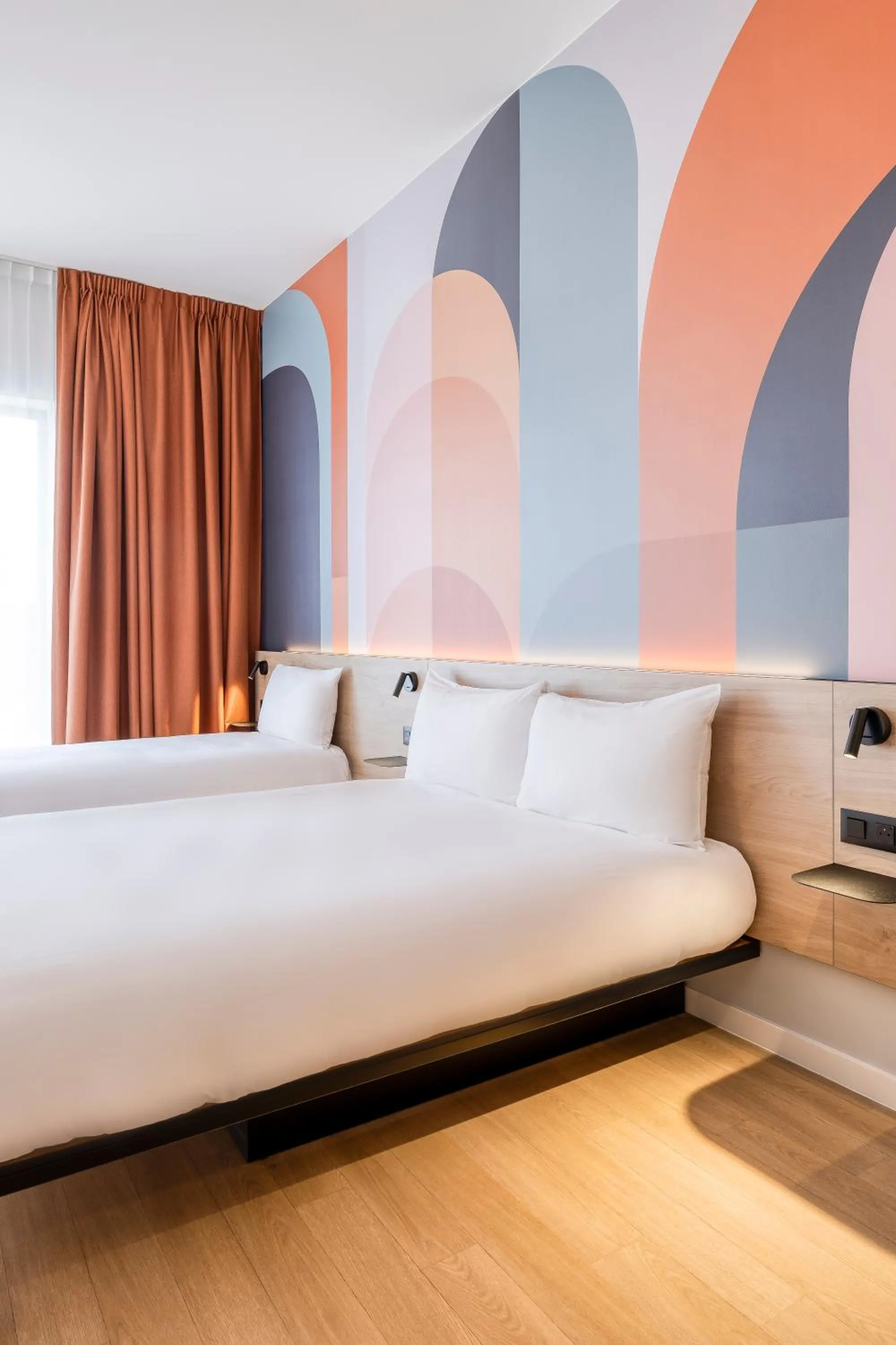 Bedroom, Bed in B&B HOTEL Mechelen