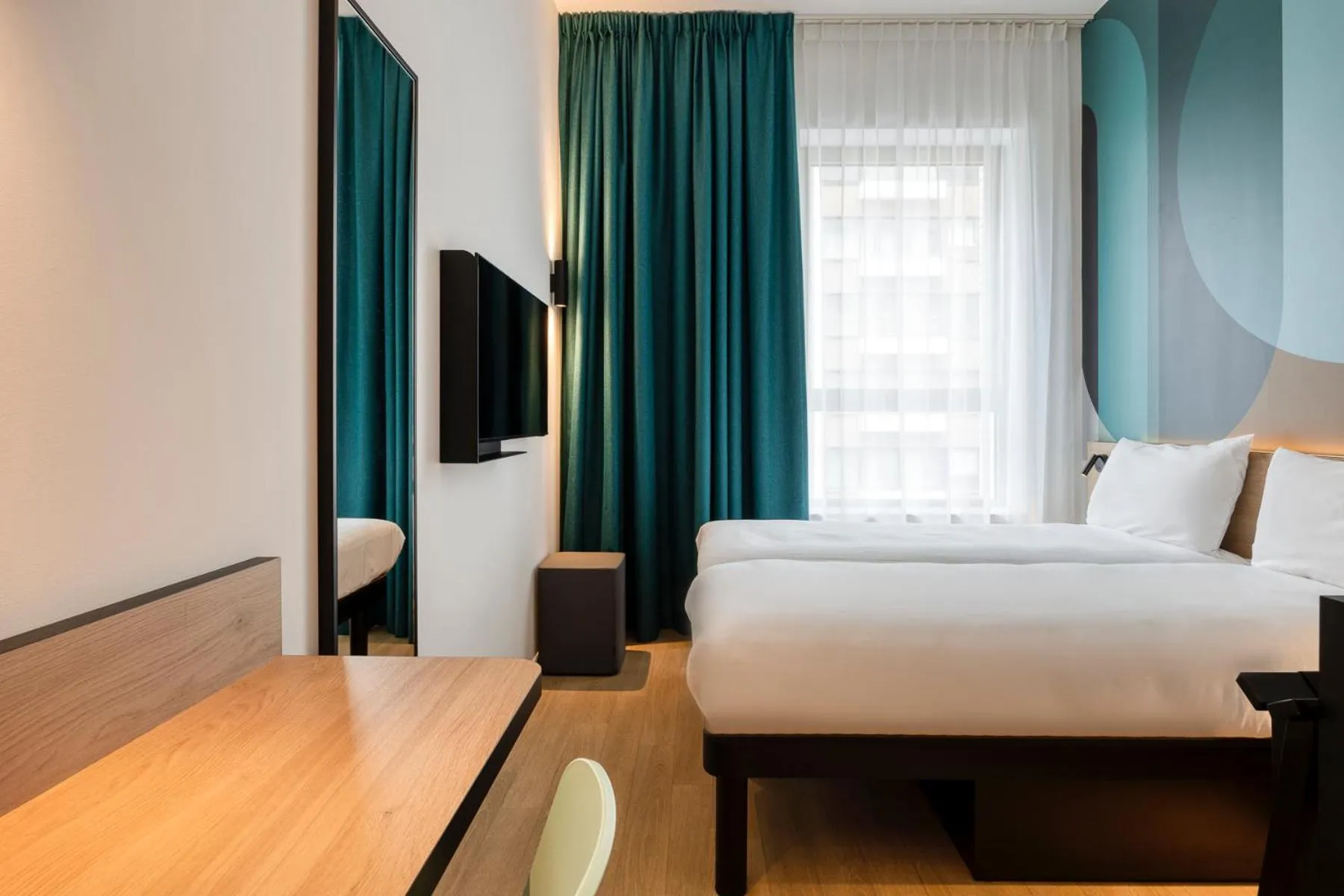 Bedroom, Bed in B&B HOTEL Mechelen