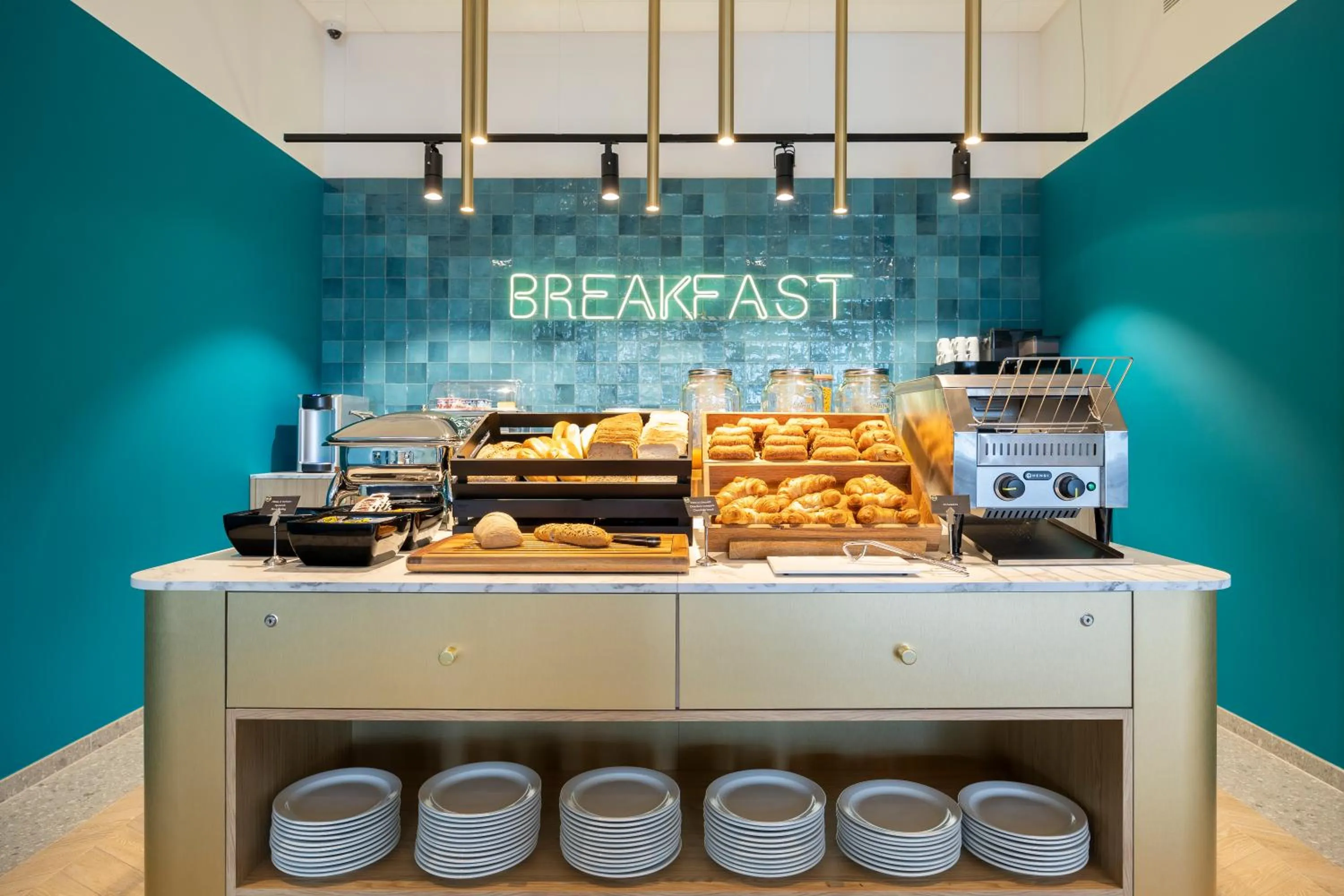 Buffet breakfast in B&B HOTEL Namur