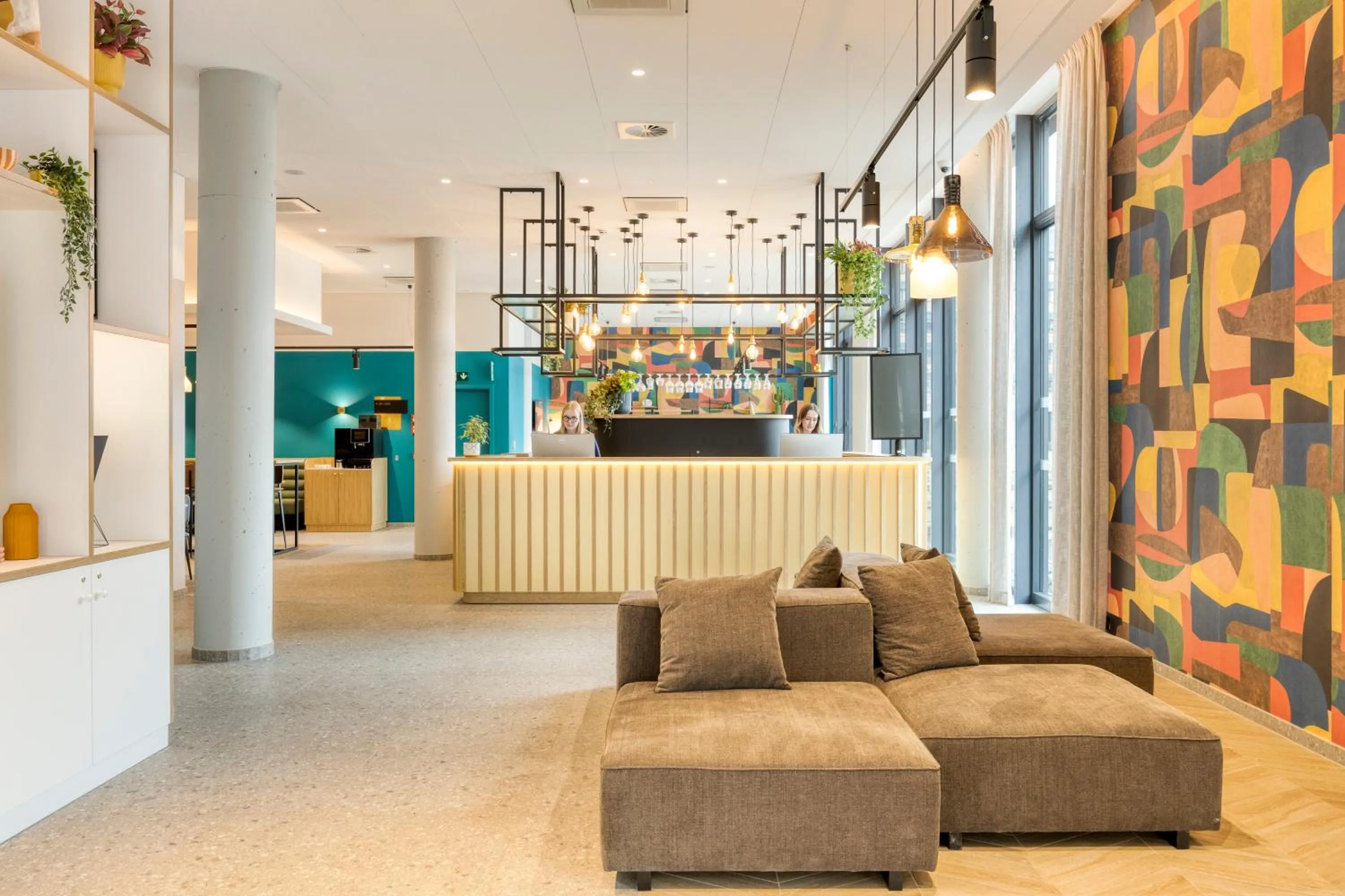 Lobby or reception in B&B HOTEL Namur