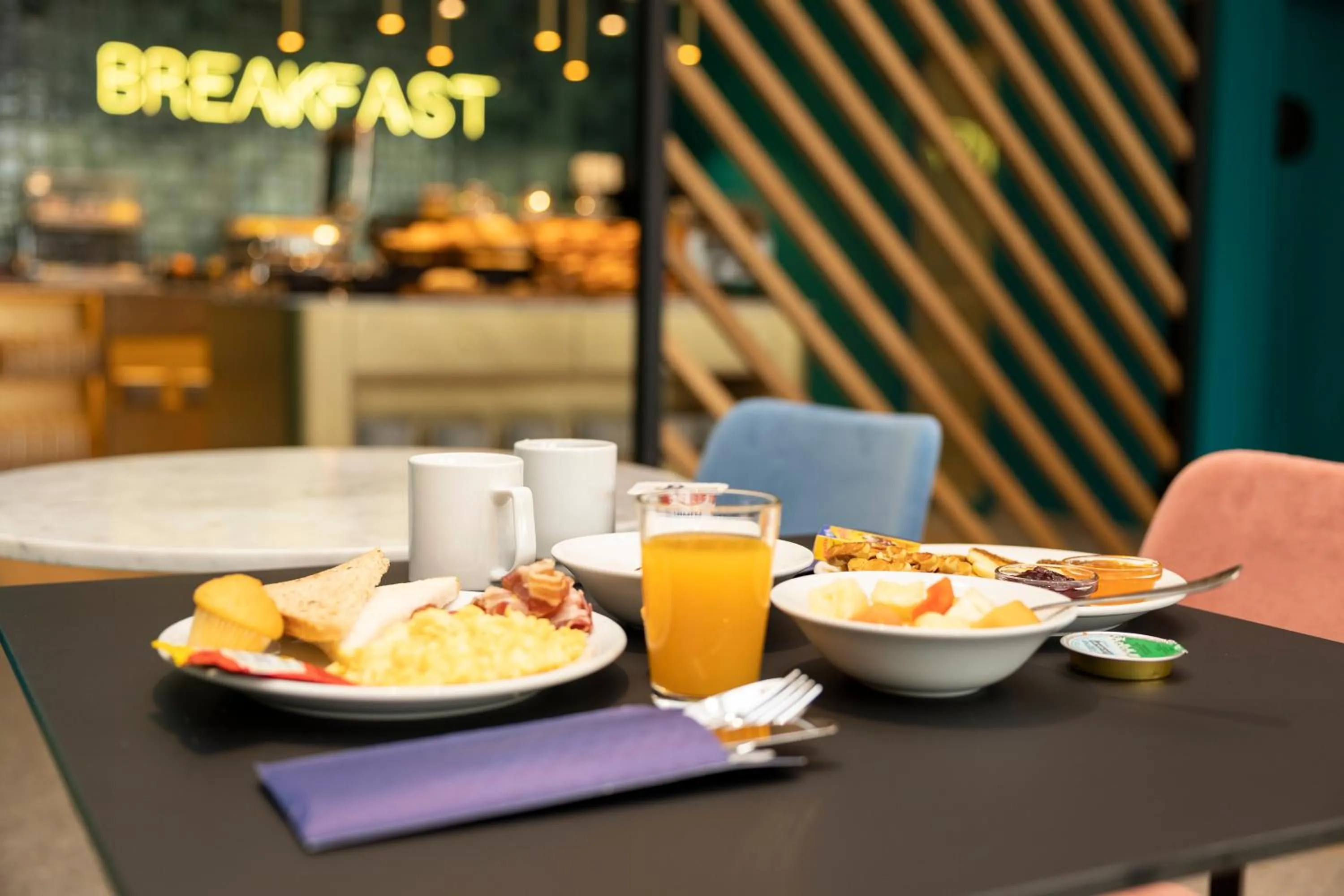 Buffet breakfast in B&B HOTEL Namur