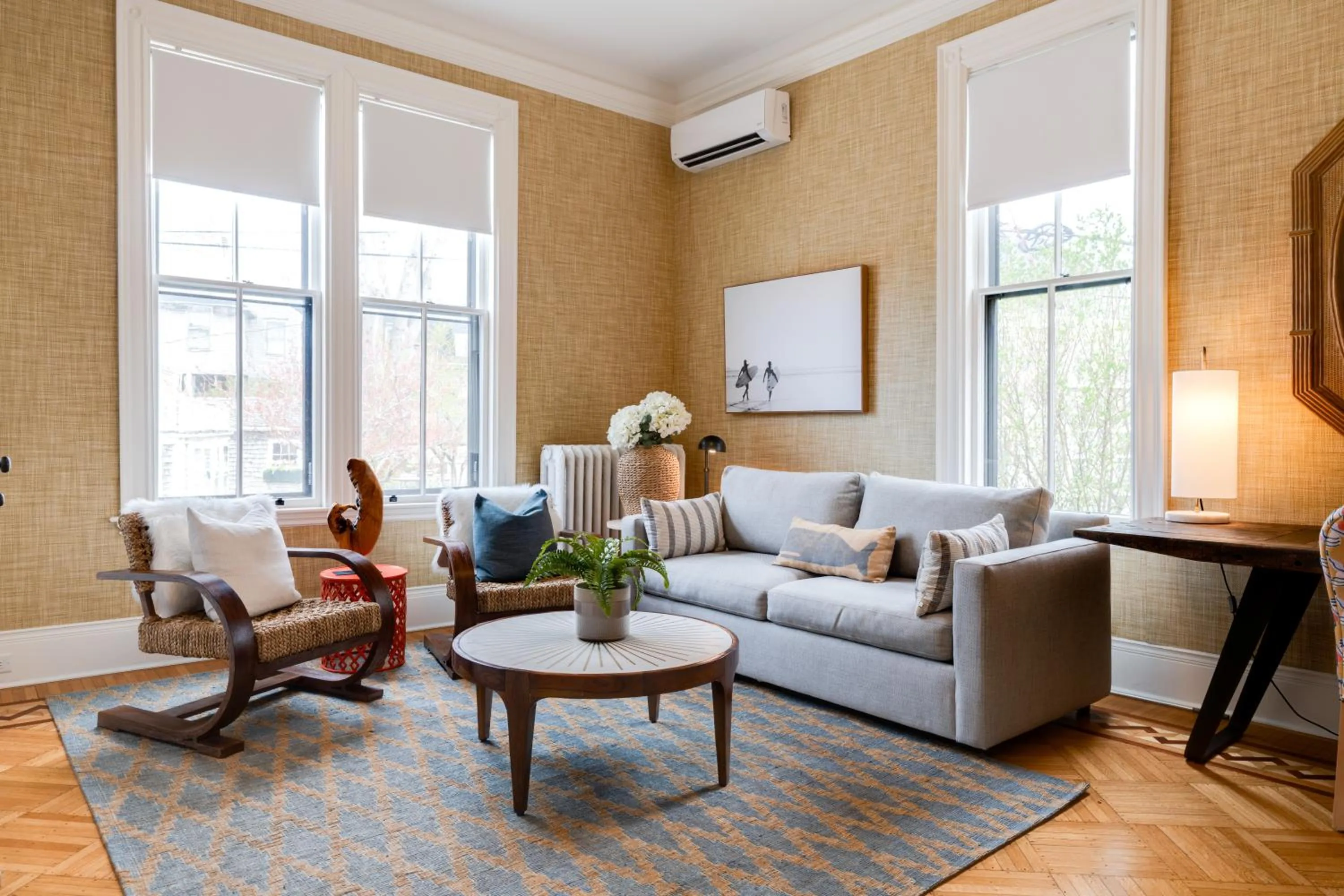 Living room in The Centerboard Nantucket