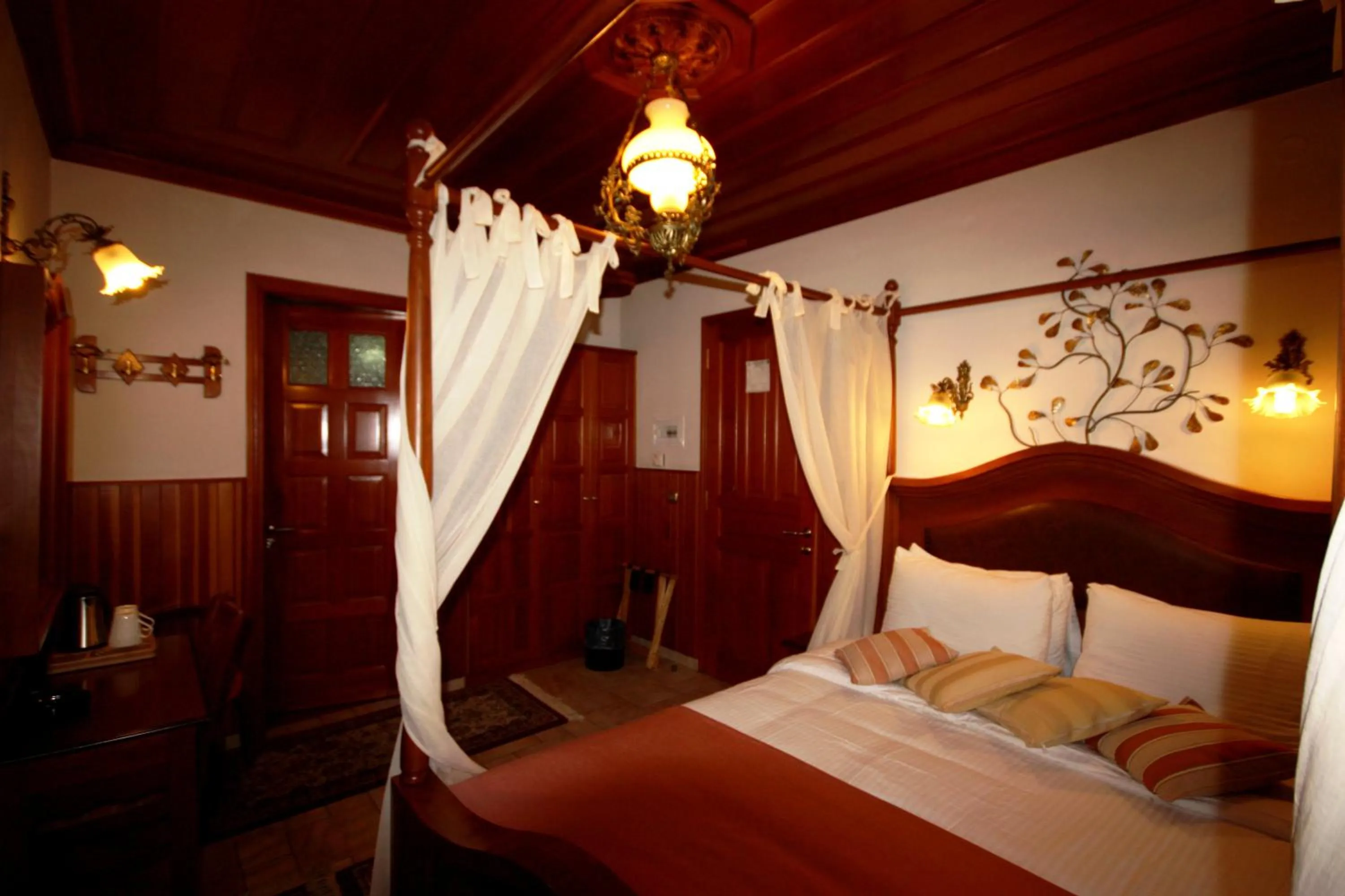 Photo of the whole room, Bed in Archontiko Metsovou Luxury Boutique Spa Hotel
