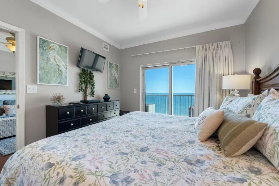 Bed in Crystal Tower 1308 by Youngs Suncoast