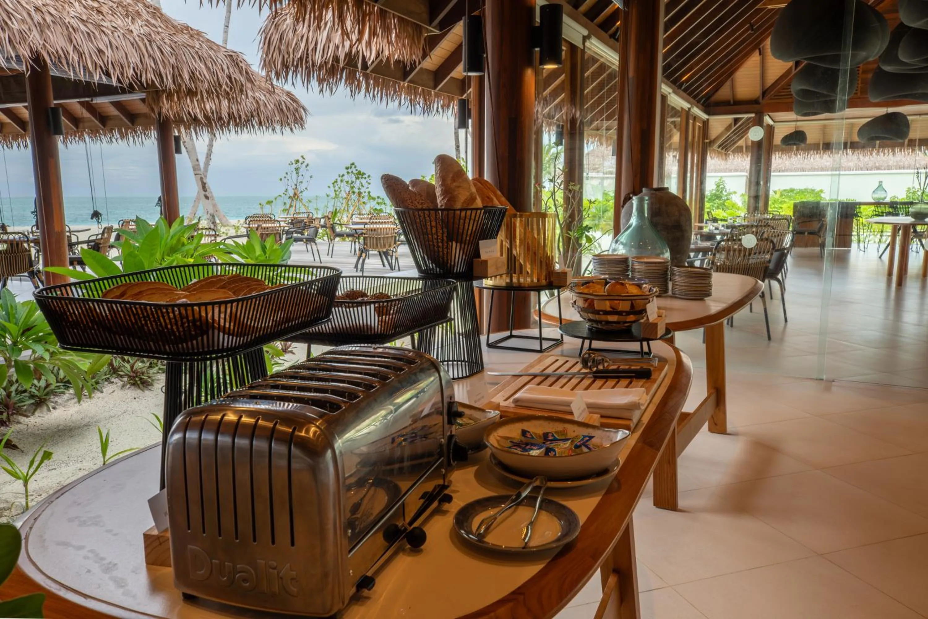 Buffet breakfast in Barceló Whale Lagoon Maldives