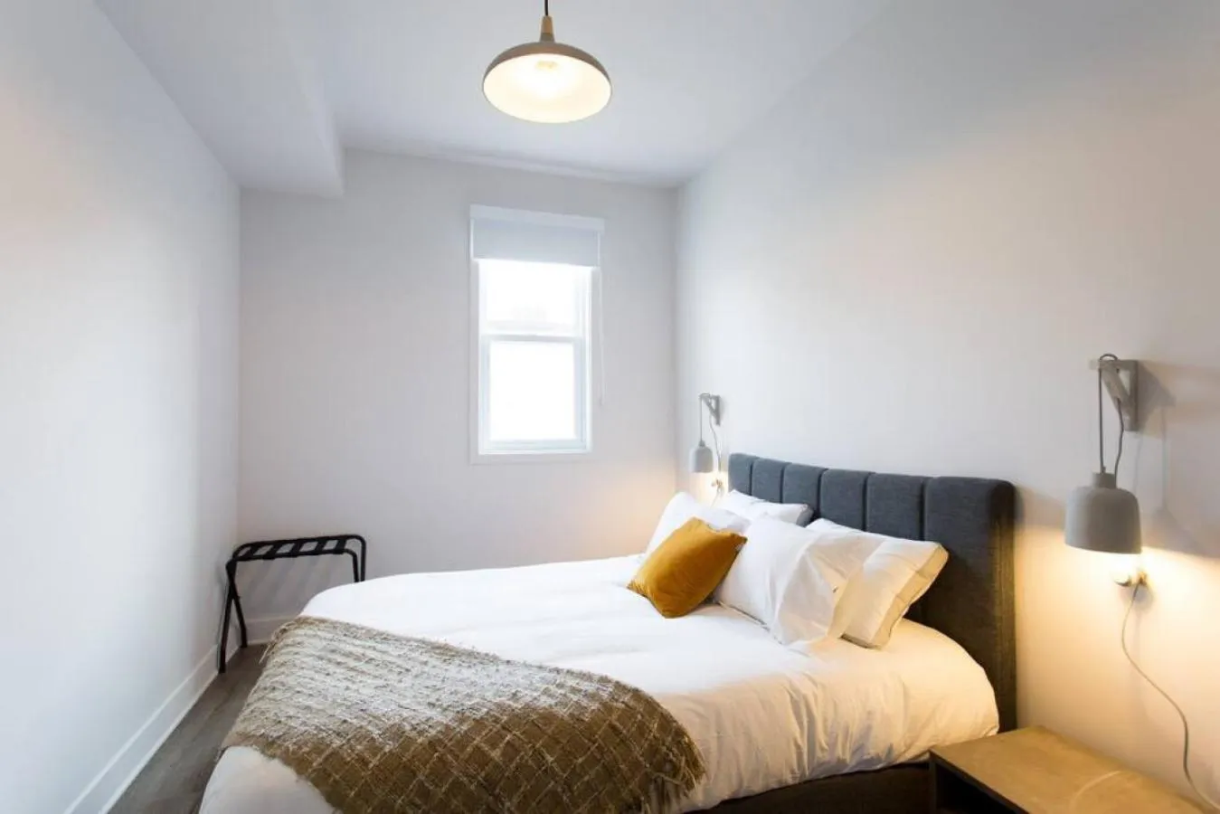 Bed in Brand New Light filled Mile End Flat by Denstays