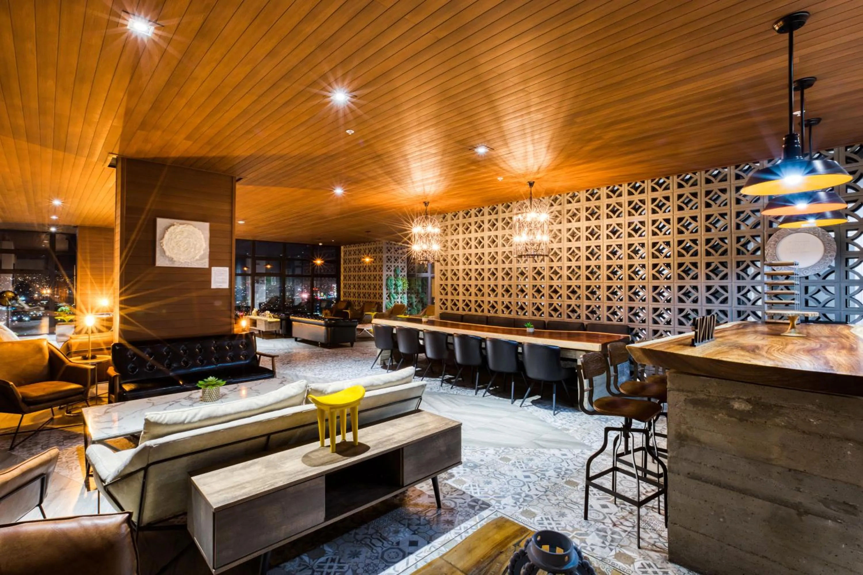 Communal lounge/ TV room in ULIV Revolución Tijuana