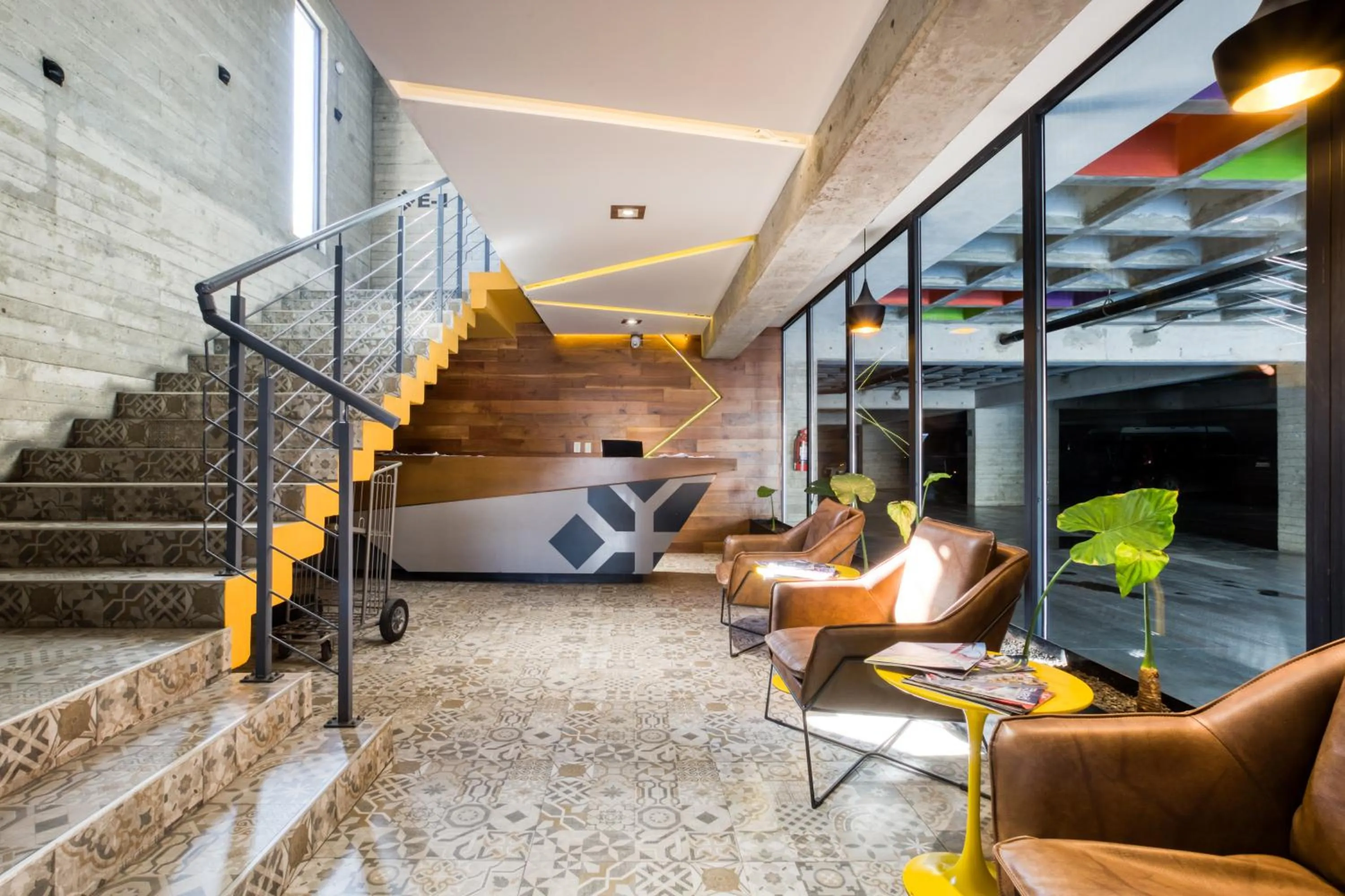 Lobby or reception in ULIV Revolución Tijuana