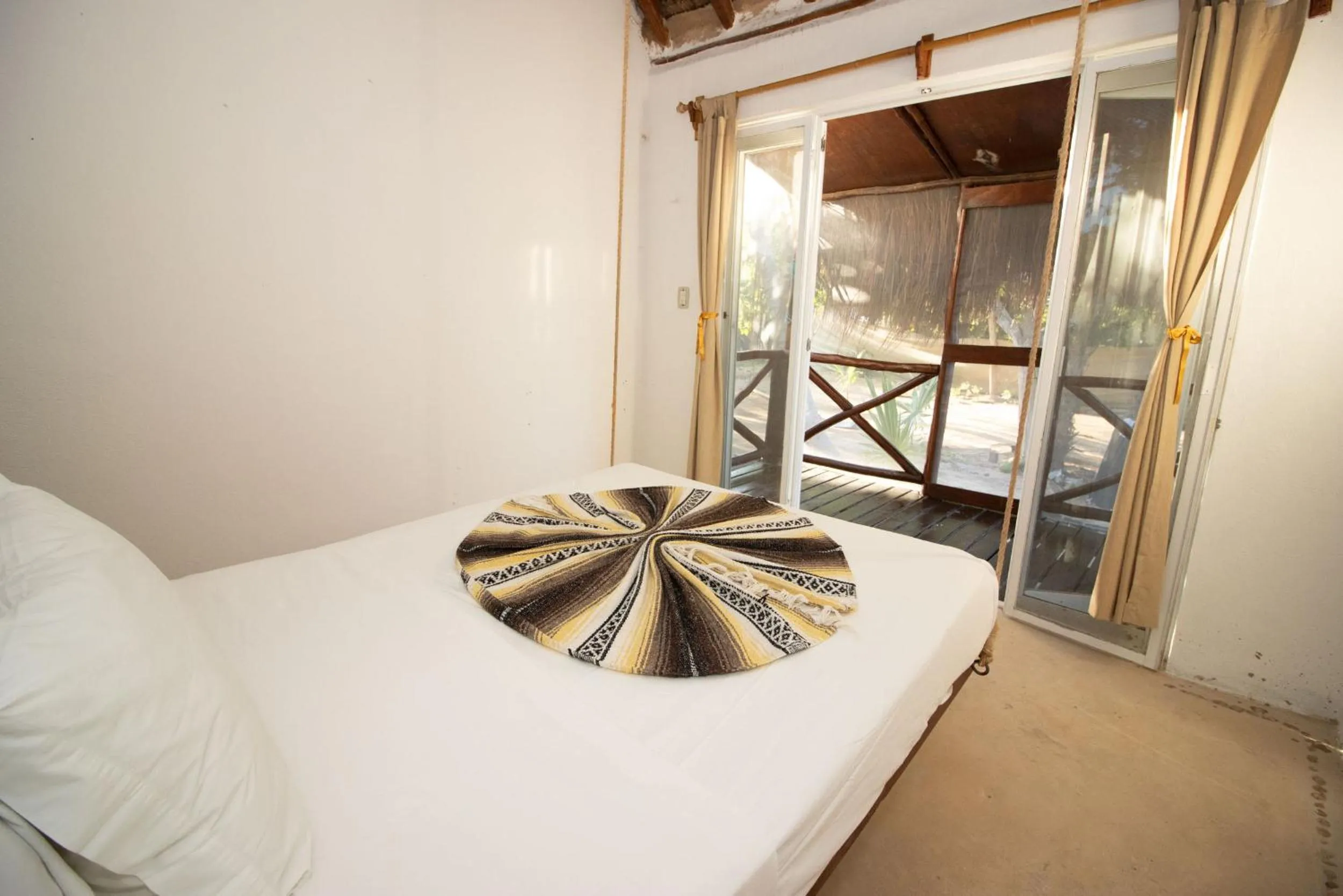 View (from property/room), Bed in Hotel Ak'Na Holbox