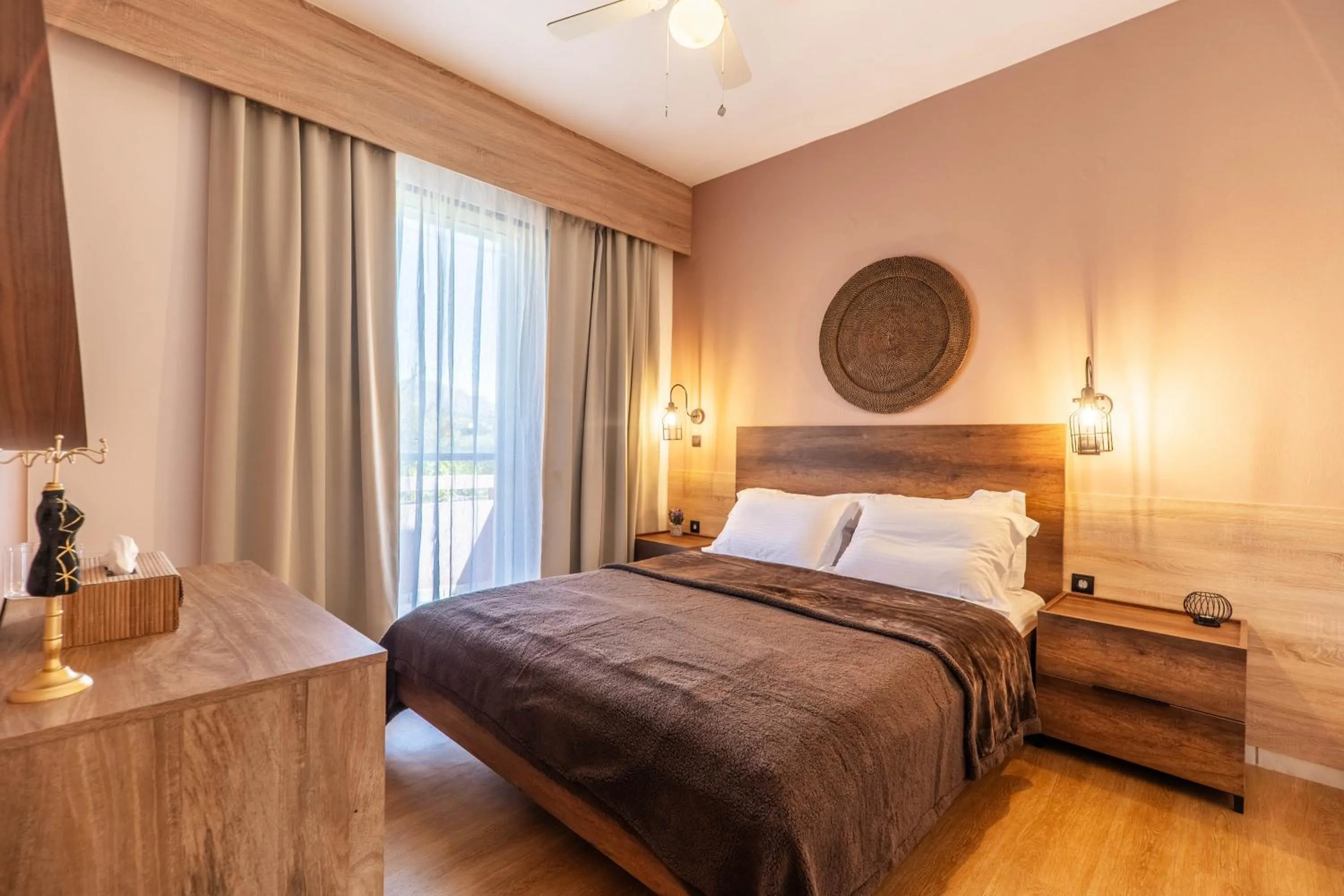 Bed in Paradisio Baby & Kinder Apartments